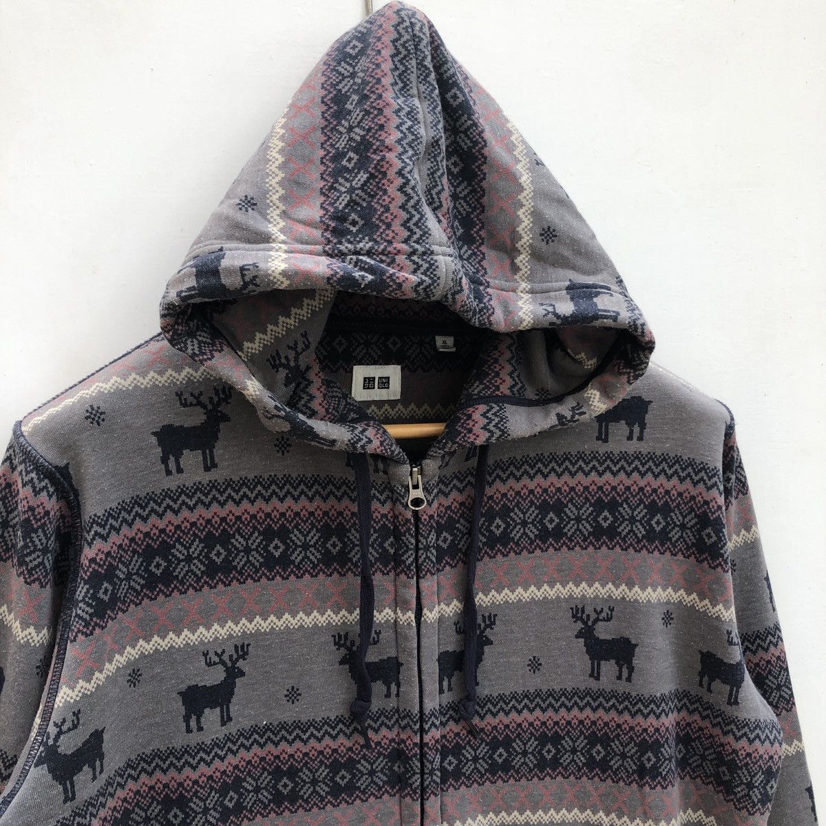 Uniqlo UNIQLO Zipper Hoodie #0516-15 Size US L / EU 52-54 / 3 - 2 Thumbnail