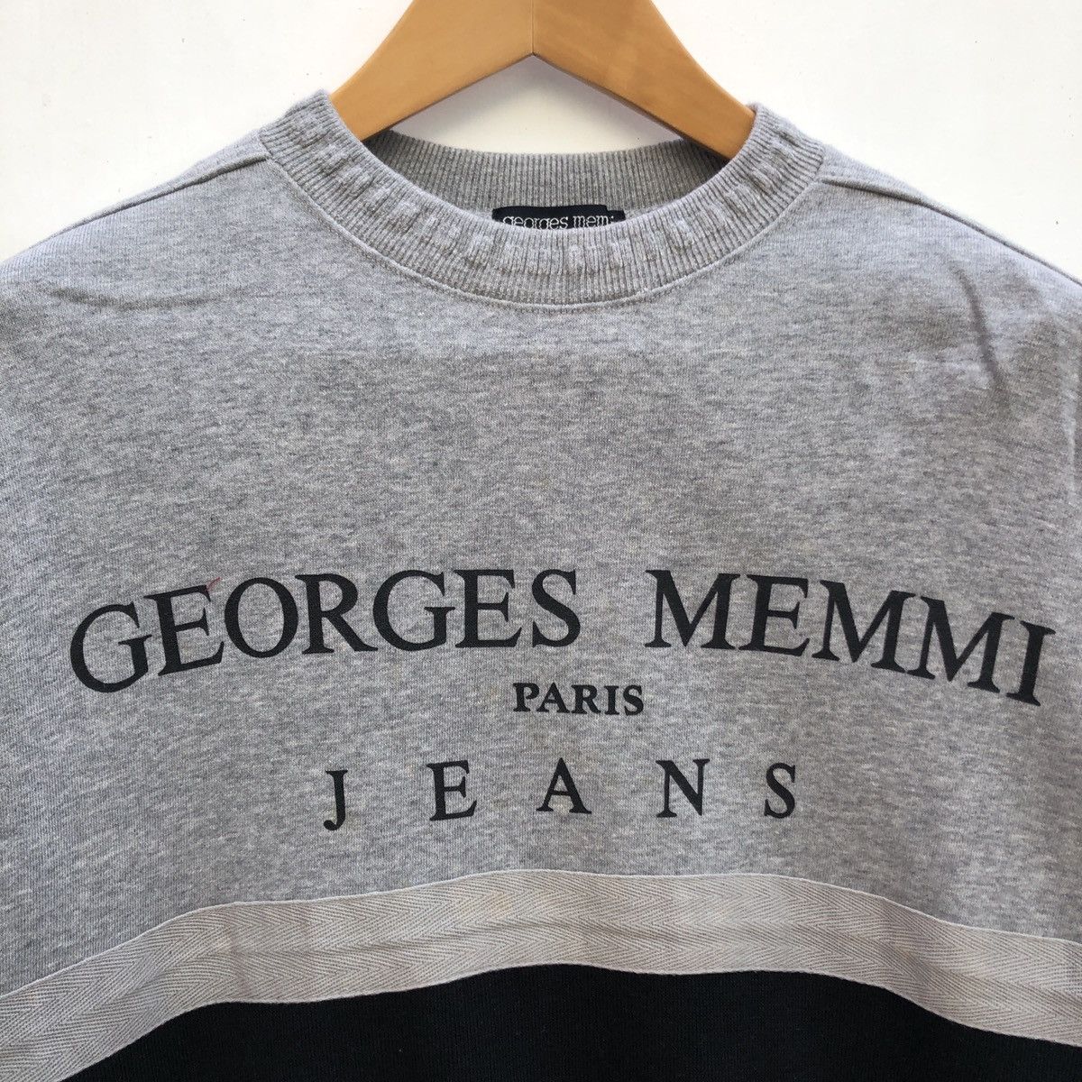 Other GEORGE MEMMI PARIS JEANS Crew Neck Sweatshirt #0575-17 Size US M / EU 48-50 / 2 - 2 Thumbnail