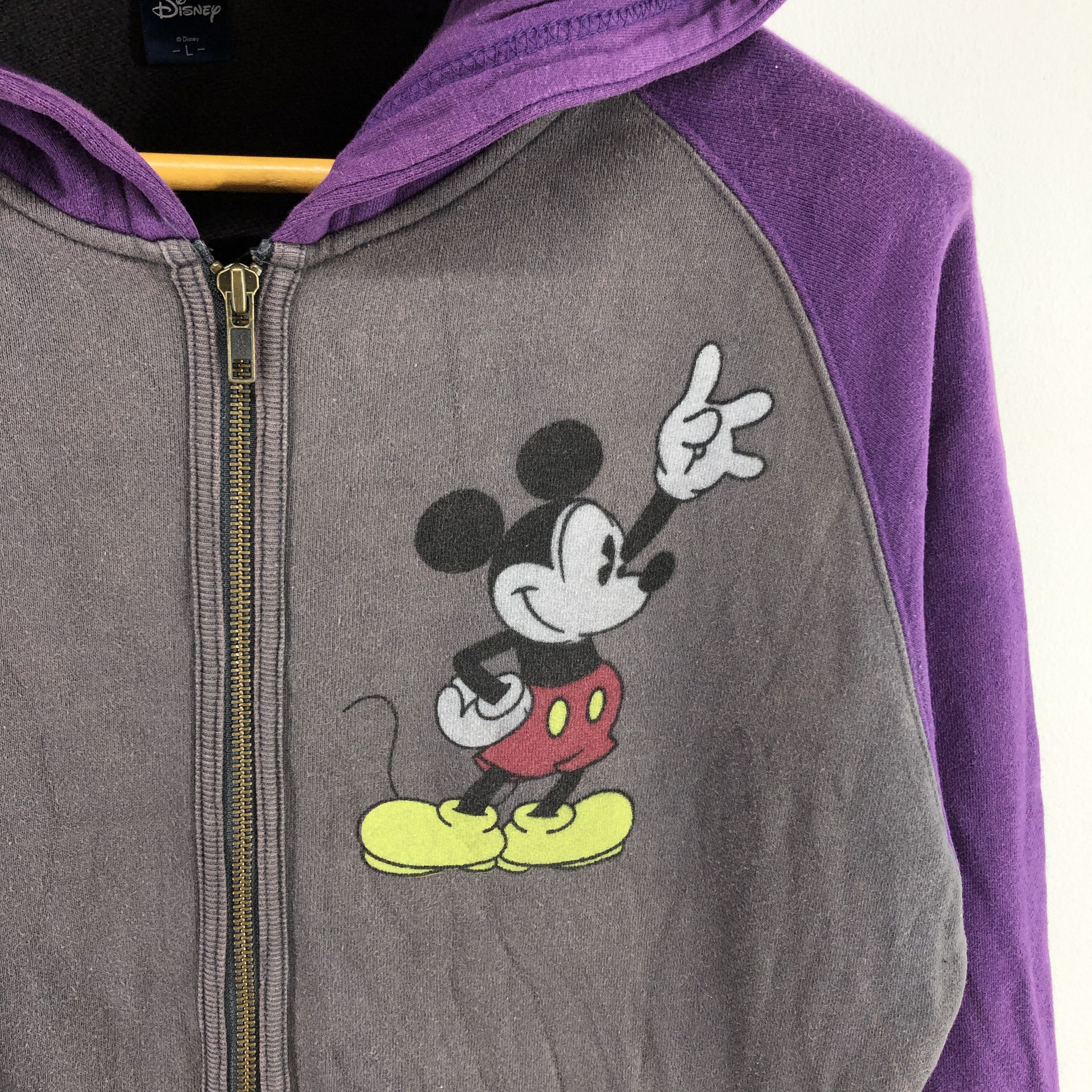 Disney MICKEY MOUSE Zipper Hoodie #2626-94 Size US M / EU 48-50 / 2 - 4 Thumbnail