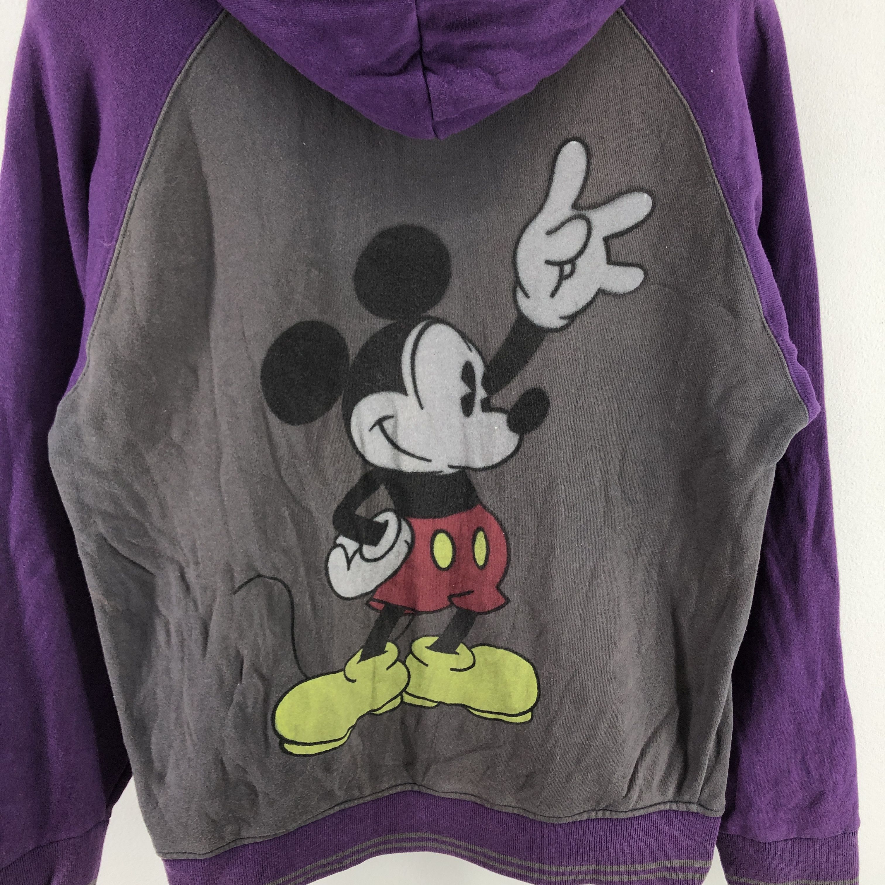 Disney MICKEY MOUSE Zipper Hoodie #2626-94 Size US M / EU 48-50 / 2 - 2 Thumbnail