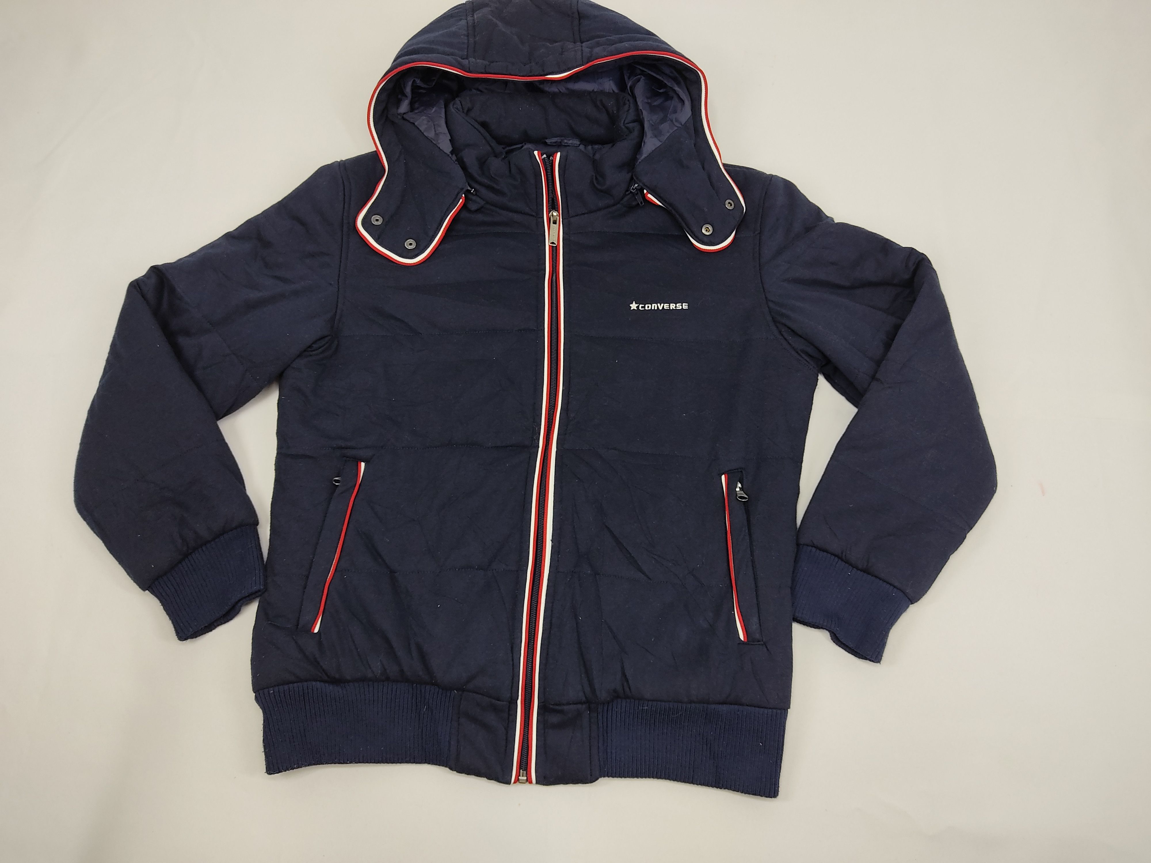Converse Converse Hoodie Jacket Zipper Thick Winter Fashion Size US L / EU 52-54 / 3 - 1 Thumbnail