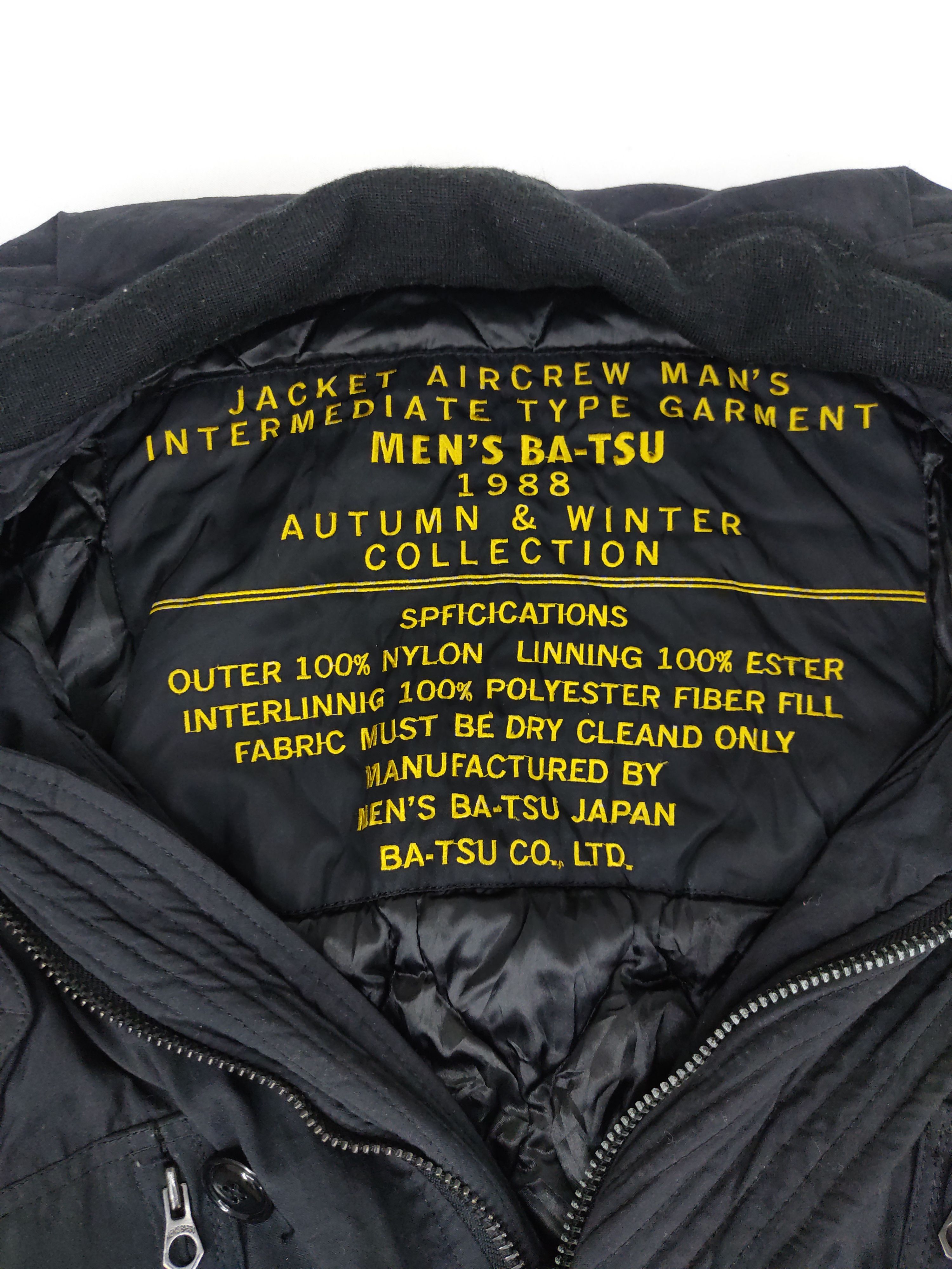 Japanese Brand Ba-tsu Studio Div Japan Jacket Aircrew Intermediate Bomber Size US L / EU 52-54 / 3 - 2 Thumbnail