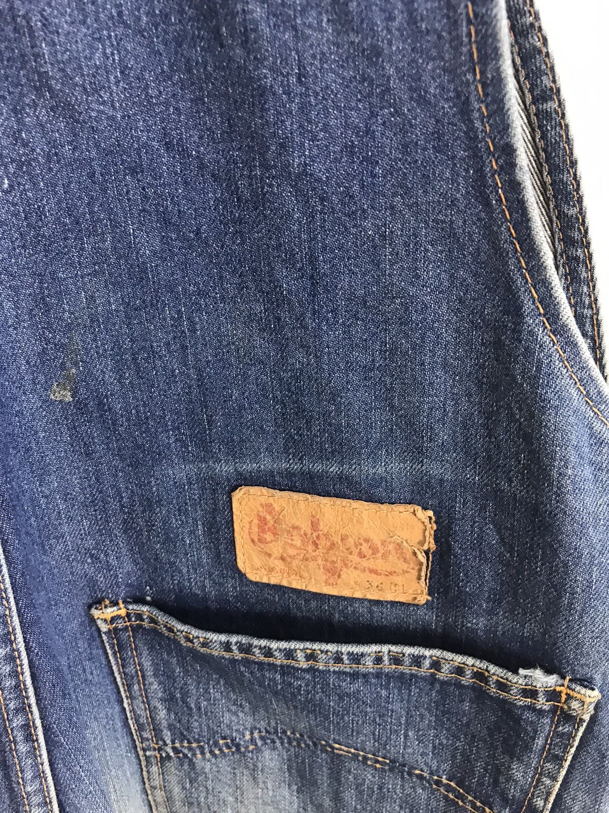 Vintage Vintage Bobson Western Wear Denim Pant Carpenter Workwear Size US 34 / EU 50 - 5 Thumbnail