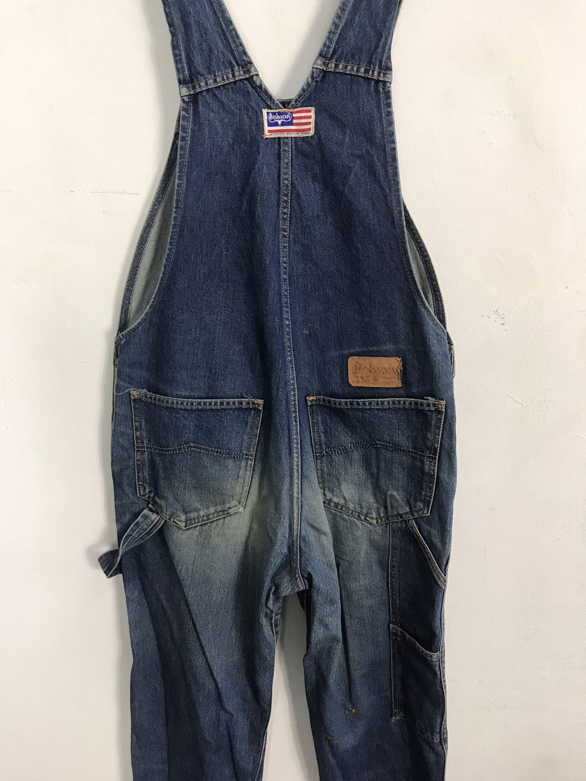 Vintage Vintage Bobson Western Wear Denim Pant Carpenter Workwear Size US 34 / EU 50 - 8 Thumbnail