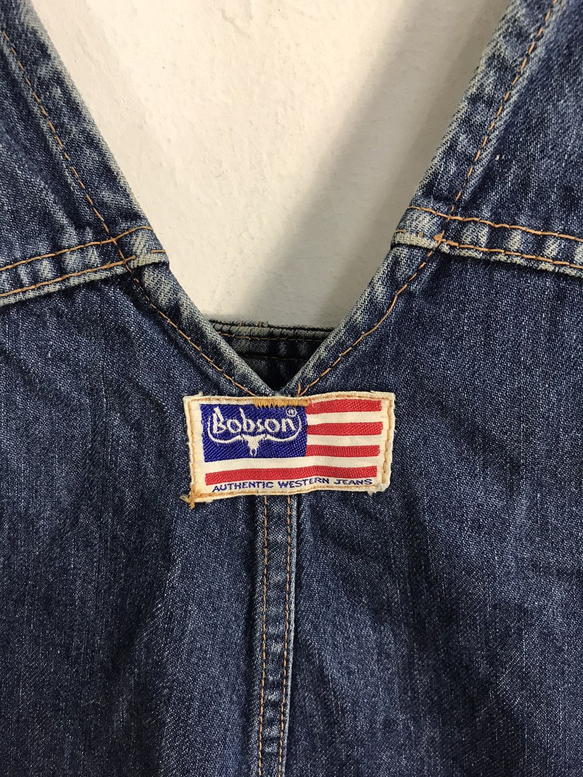 Vintage Vintage Bobson Western Wear Denim Pant Carpenter Workwear Size US 34 / EU 50 - 6 Thumbnail
