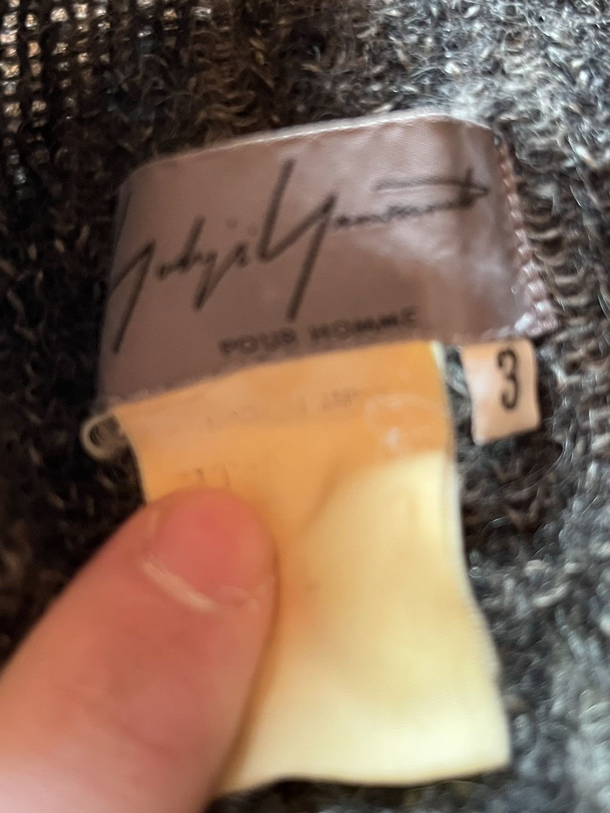 Yohji Yamamoto Yohji Yamamoto Mohair Blend Turtleneck Sweater Size US L / EU 52-54 / 3 - 3 Thumbnail