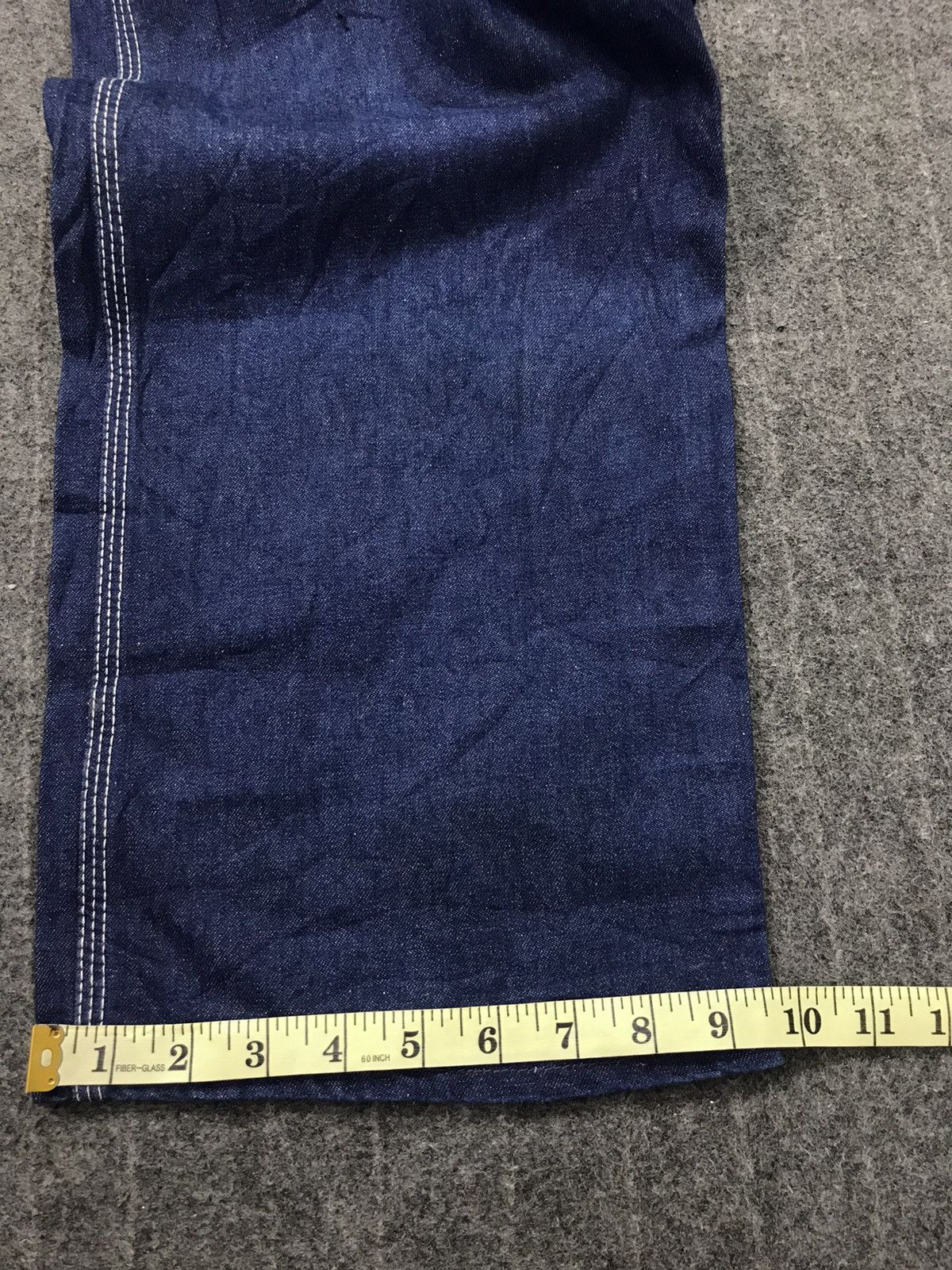 Oshkosh × Vintage Oshkosh Vestbak Coverall Indigo Denim PantWorkwear Carpente Size US 37 - 14 Thumbnail
