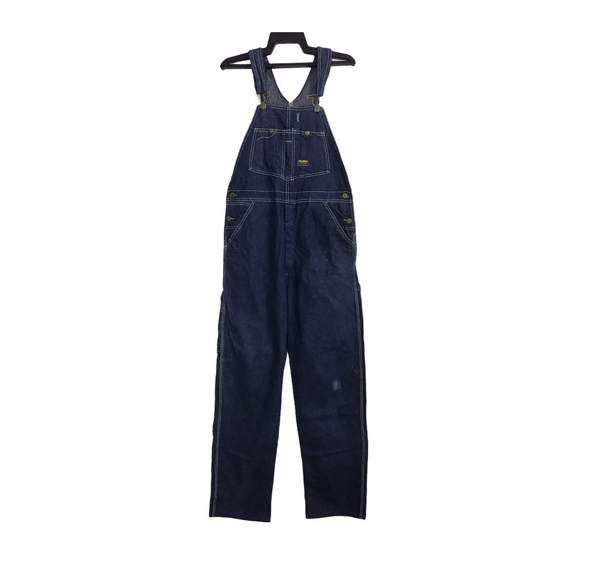 Oshkosh × Vintage Oshkosh Vestbak Coverall Indigo Denim PantWorkwear Carpente Size US 37 - 1 Thumbnail