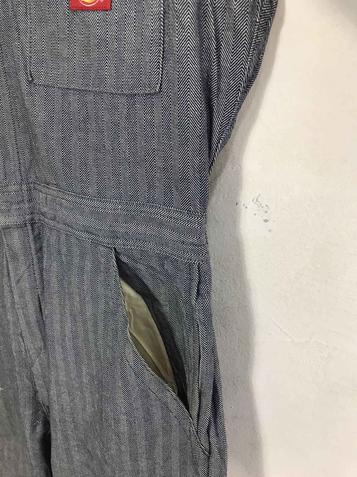 Dickies × Vintage Dickies Striped Denim Pant Workwear Carpenter Hickory Size US 35 - 14 Thumbnail