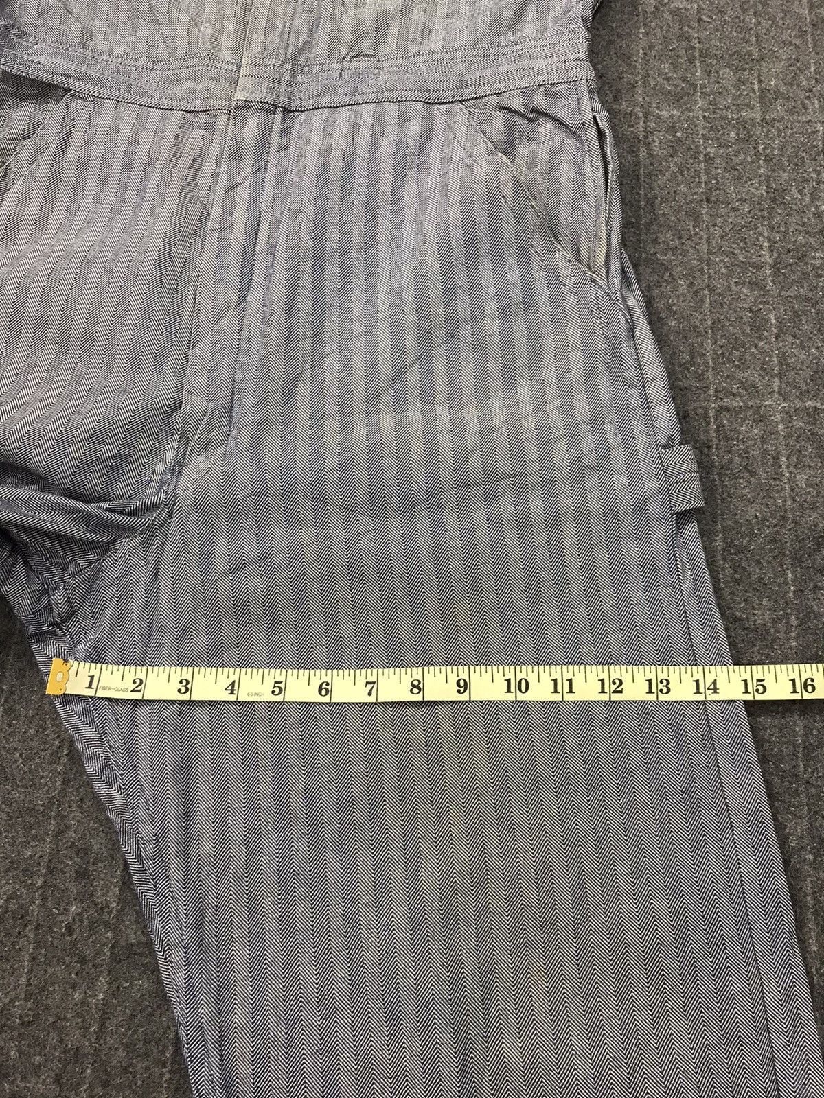 Dickies × Vintage Dickies Striped Denim Pant Workwear Carpenter Hickory Size US 35 - 12 Thumbnail