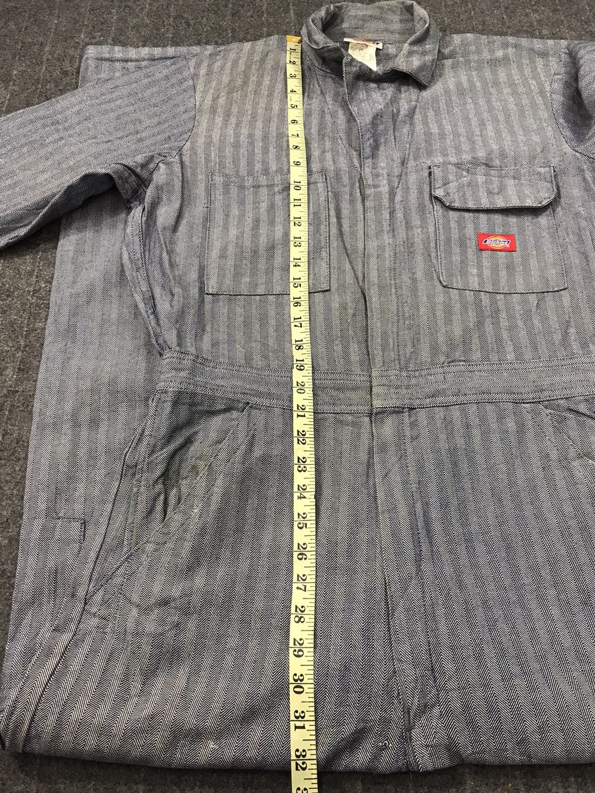 Dickies × Vintage Dickies Striped Denim Pant Workwear Carpenter Hickory Size US 35 - 9 Thumbnail