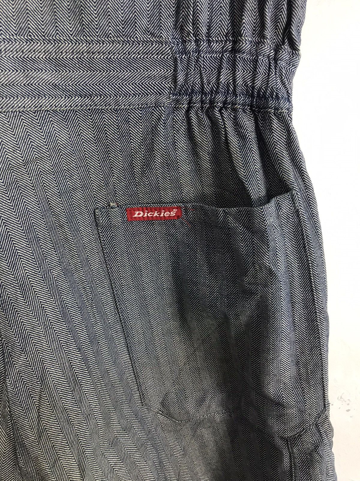 Dickies × Vintage Dickies Striped Denim Pant Workwear Carpenter Hickory Size US 35 - 15 Thumbnail