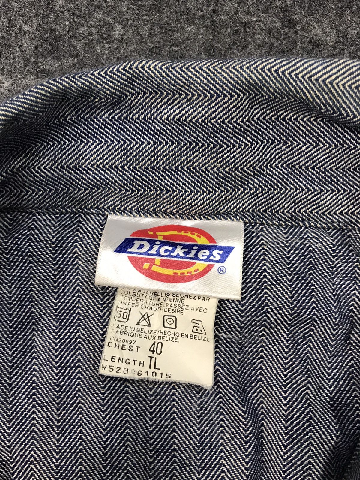Dickies × Vintage Dickies Striped Denim Pant Workwear Carpenter Hickory Size US 35 - 4 Thumbnail