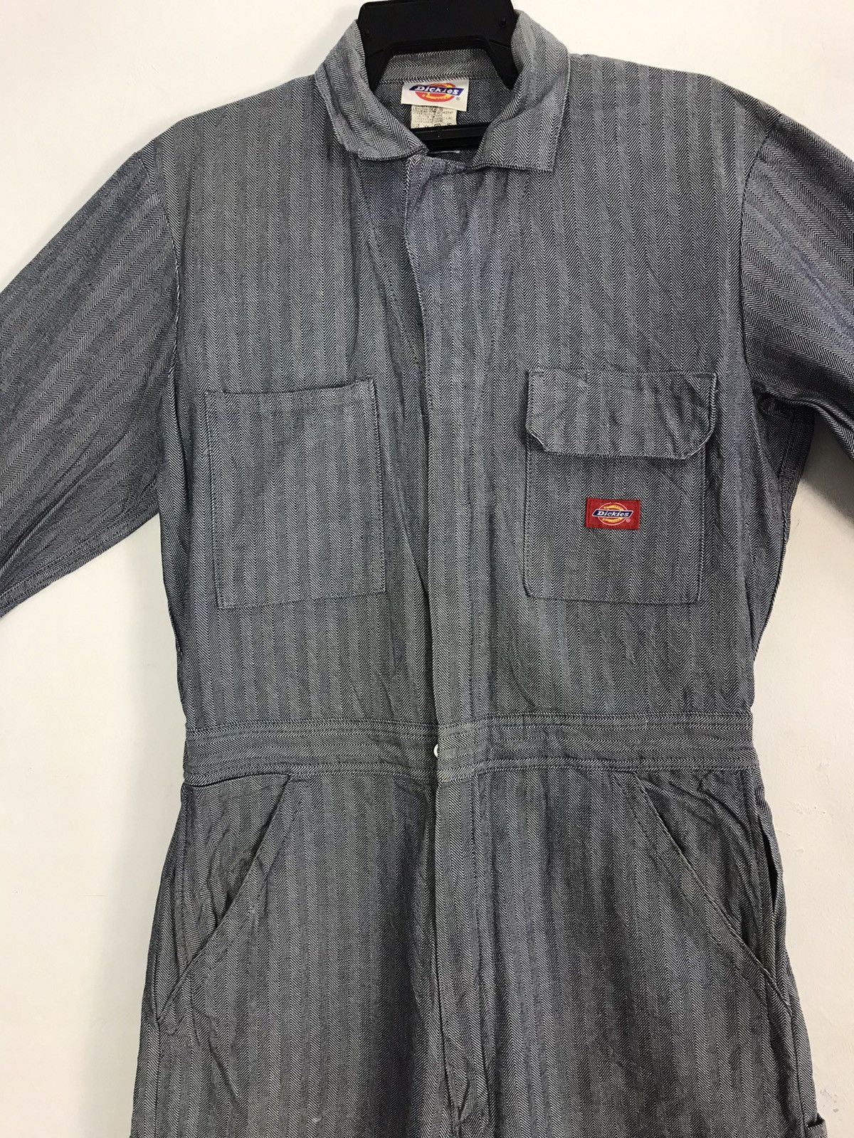 Dickies × Vintage Dickies Striped Denim Pant Workwear Carpenter Hickory Size US 35 - 3 Thumbnail