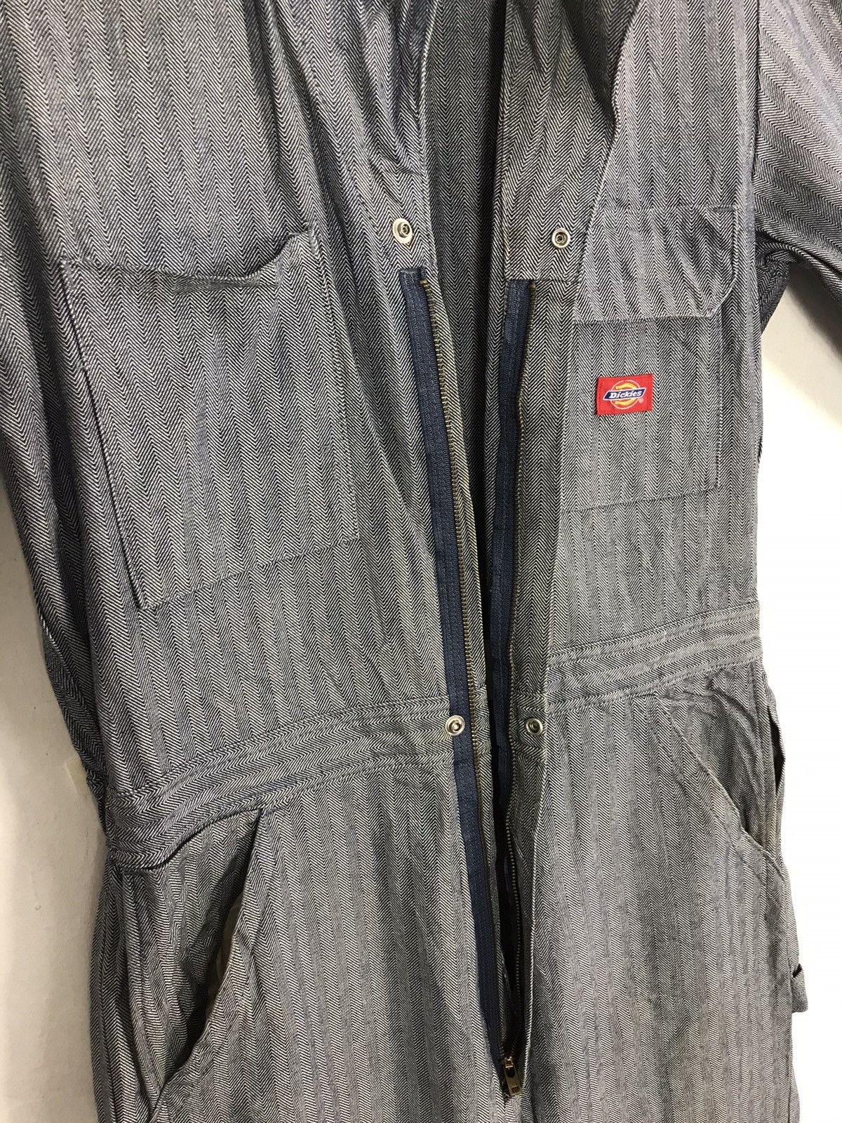 Dickies × Vintage Dickies Striped Denim Pant Workwear Carpenter Hickory Size US 35 - 16 Thumbnail