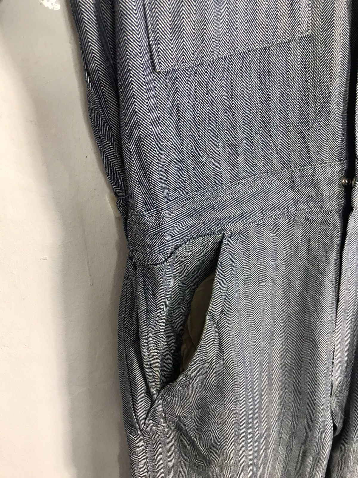 Dickies × Vintage Dickies Striped Denim Pant Workwear Carpenter Hickory Size US 35 - 17 Thumbnail