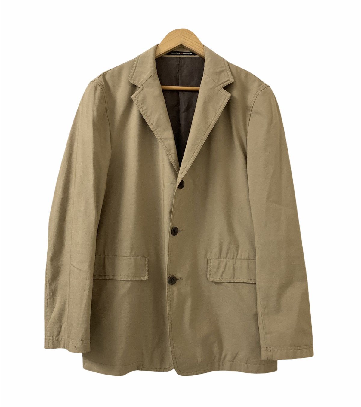 image of Jpg Gaultier Homme Objet Minimalist Light Jacket in Light Brown, Men's (Size Medium)