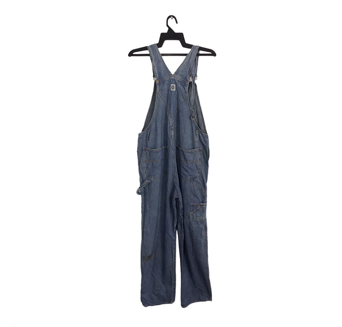 Japanese Brand HA Coverall Overall Denim Pant Workwear Carpenter Size 35 Size US 35 - 2 Thumbnail