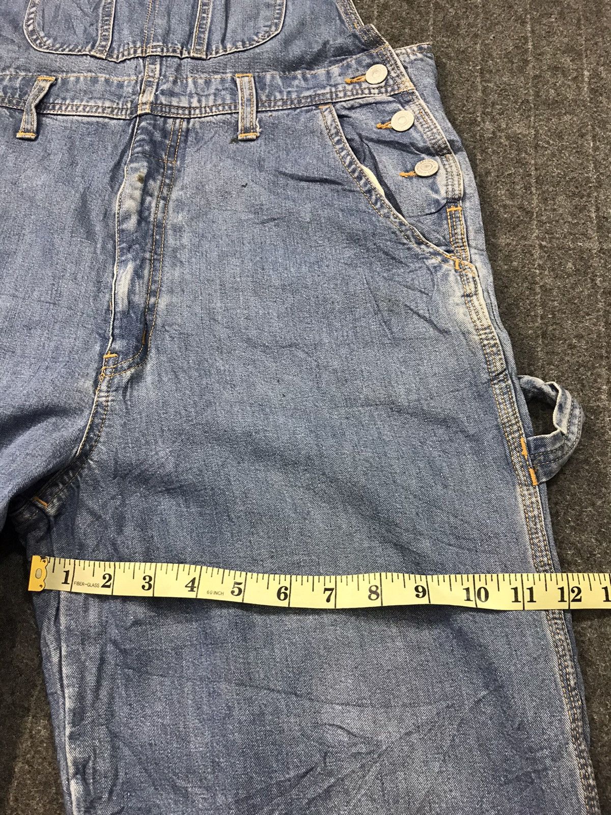 Japanese Brand HA Coverall Overall Denim Pant Workwear Carpenter Size 35 Size US 35 - 12 Thumbnail