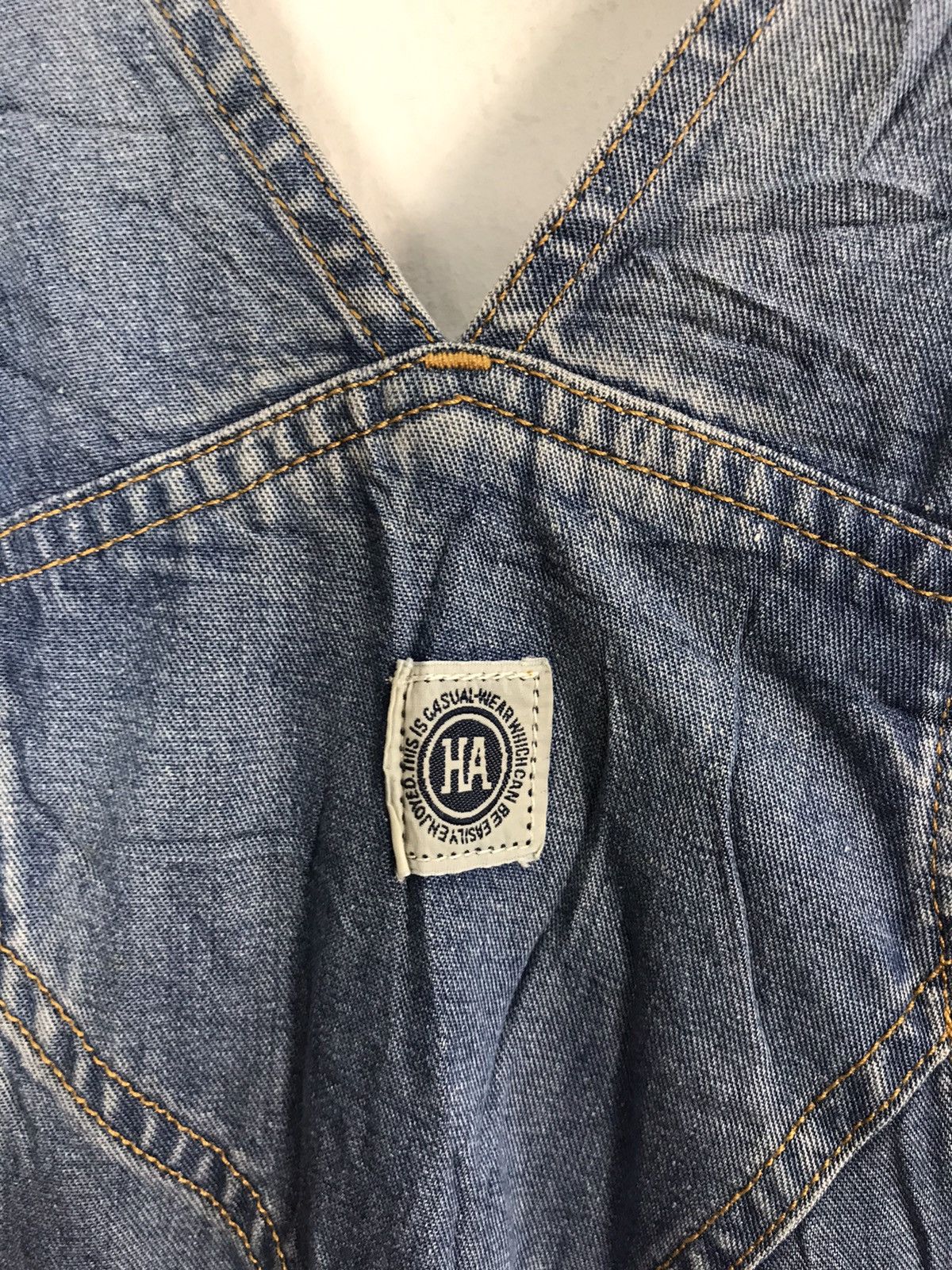 Japanese Brand HA Coverall Overall Denim Pant Workwear Carpenter Size 35 Size US 35 - 5 Thumbnail