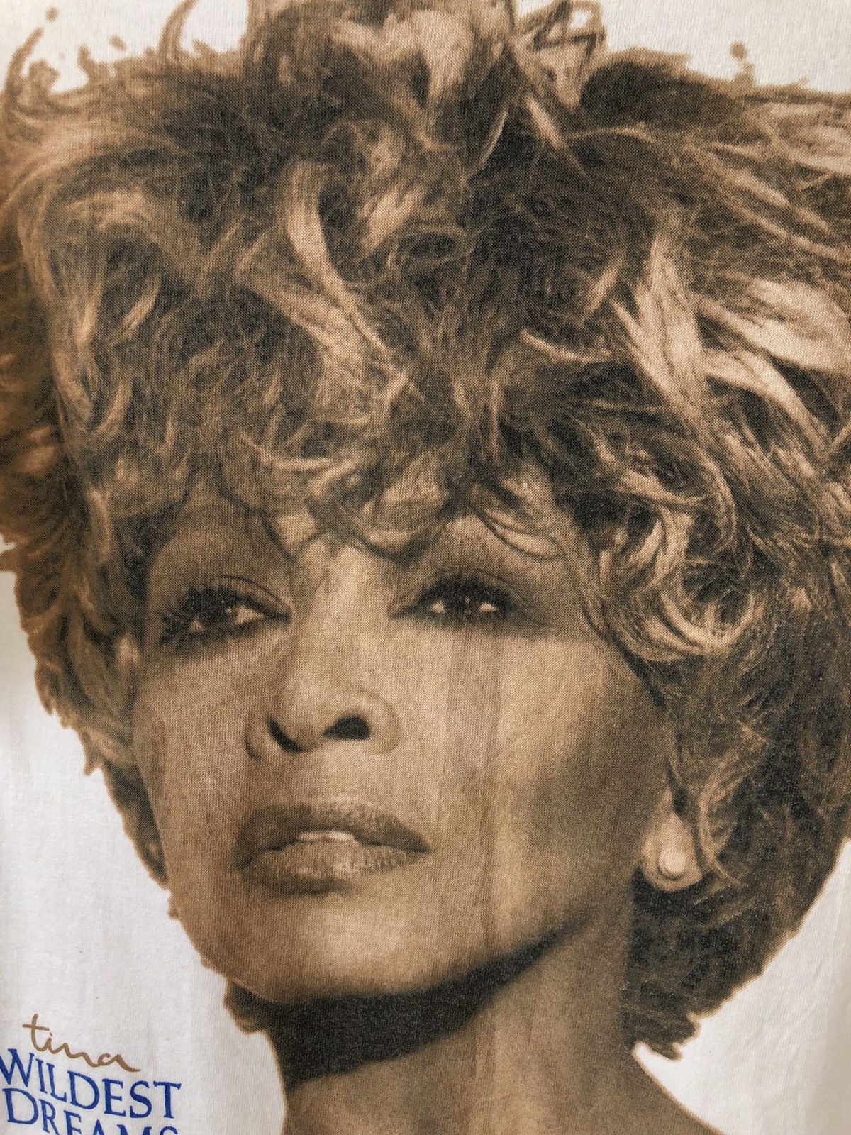 Band Tees Vintage 90s Tina Turner Wildest Dreams Big Face Size US L / EU 52-54 / 3 - 3 Thumbnail