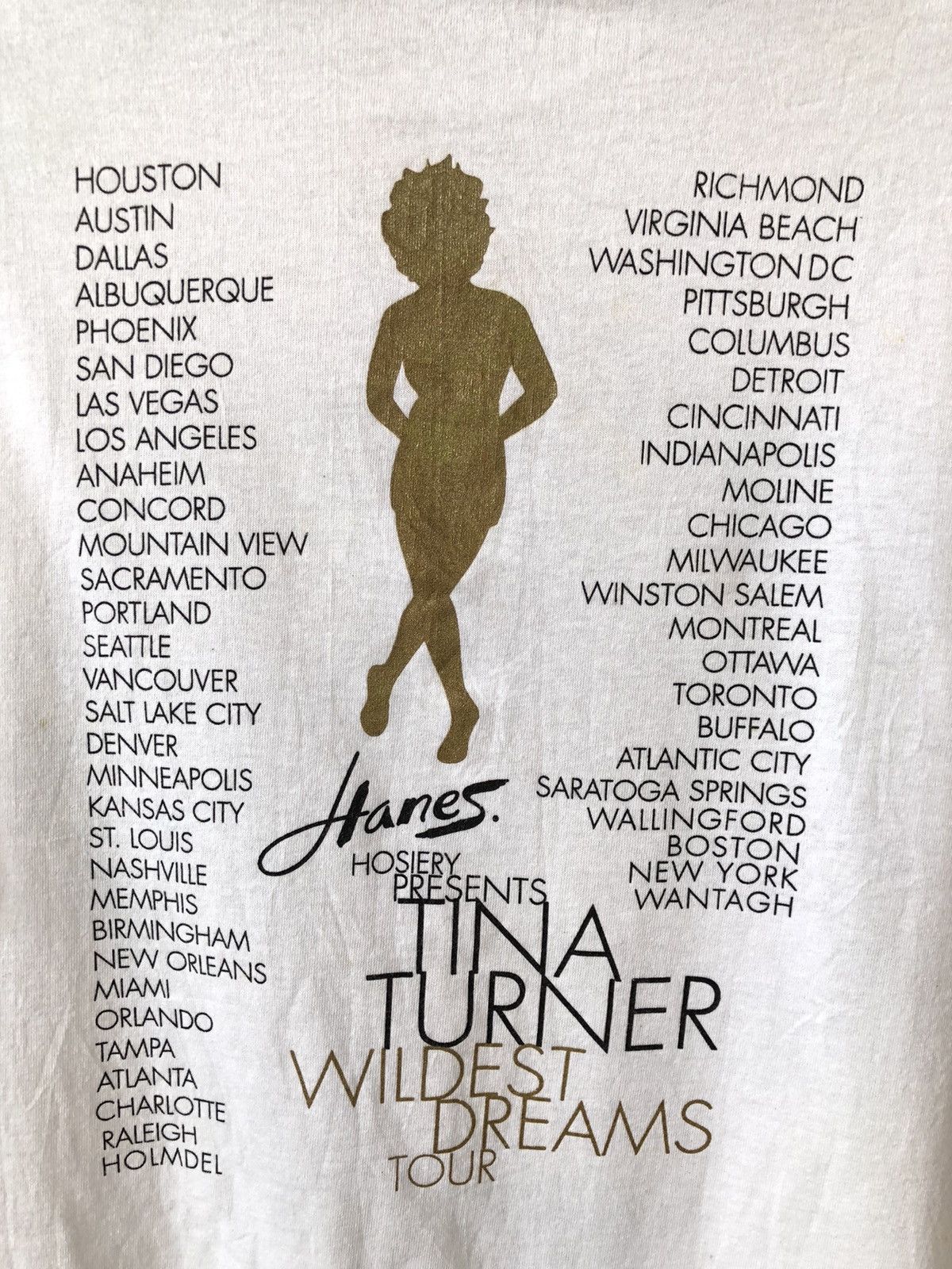Band Tees Vintage 90s Tina Turner Wildest Dreams Big Face Size US L / EU 52-54 / 3 - 5 Thumbnail