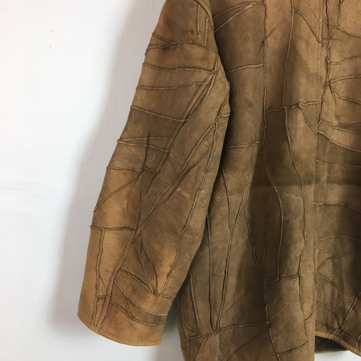 Hai Sporting Gear HSG BY ISSEY MIYAKE SOFT SUEDE LEATHER PATCHWORK SHEARLING Size US M / EU 48-50 / 2 - 10 Thumbnail
