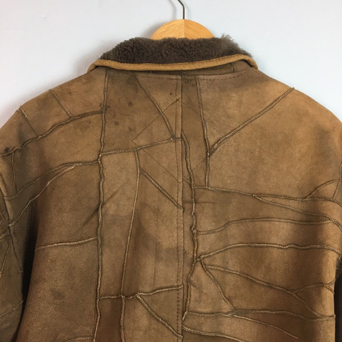 Hai Sporting Gear HSG BY ISSEY MIYAKE SOFT SUEDE LEATHER PATCHWORK SHEARLING Size US M / EU 48-50 / 2 - 9 Thumbnail