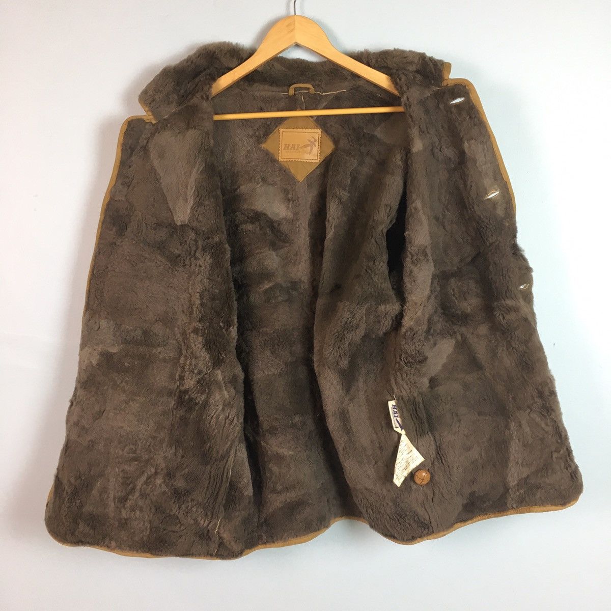 Hai Sporting Gear HSG BY ISSEY MIYAKE SOFT SUEDE LEATHER PATCHWORK SHEARLING Size US M / EU 48-50 / 2 - 11 Thumbnail