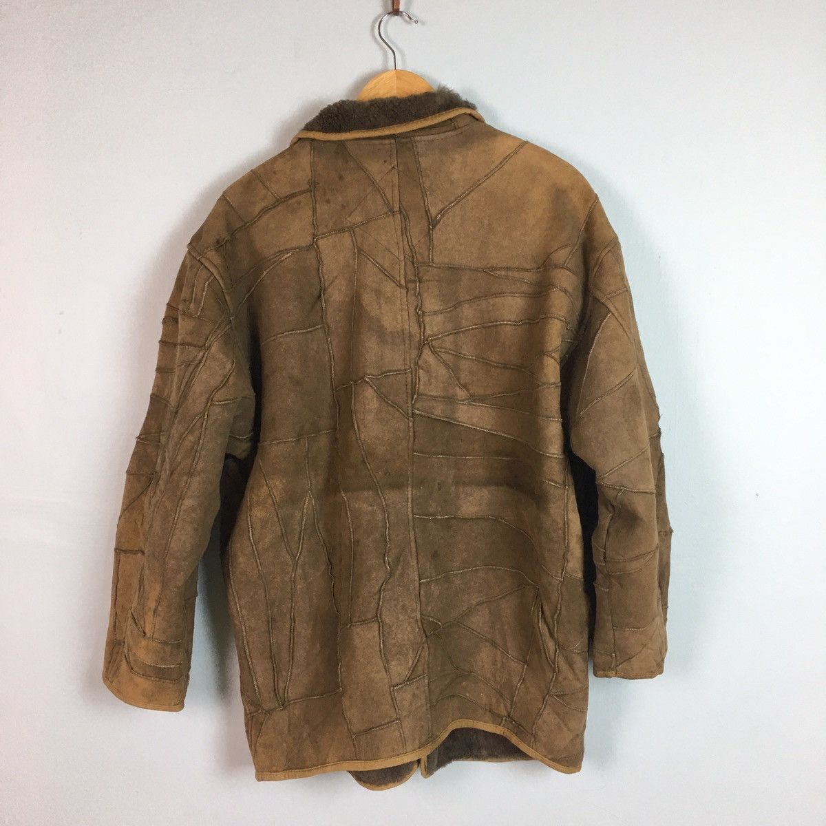 Hai Sporting Gear HSG BY ISSEY MIYAKE SOFT SUEDE LEATHER PATCHWORK SHEARLING Size US M / EU 48-50 / 2 - 7 Thumbnail