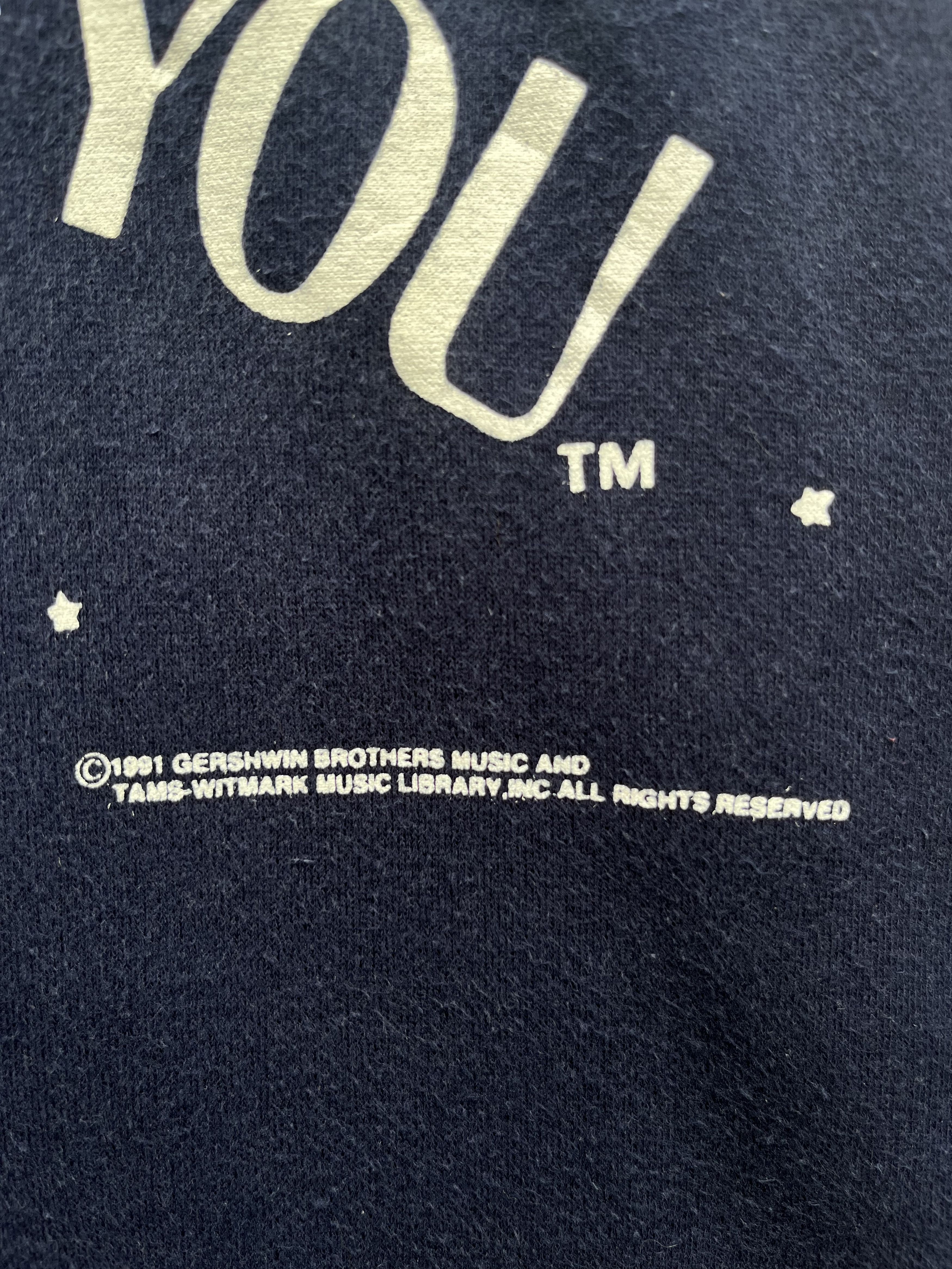 Vintage Vintage 1991 Musical Comedy Crazy For You Sweatshirt Size US M / EU 48-50 / 2 - 4 Thumbnail