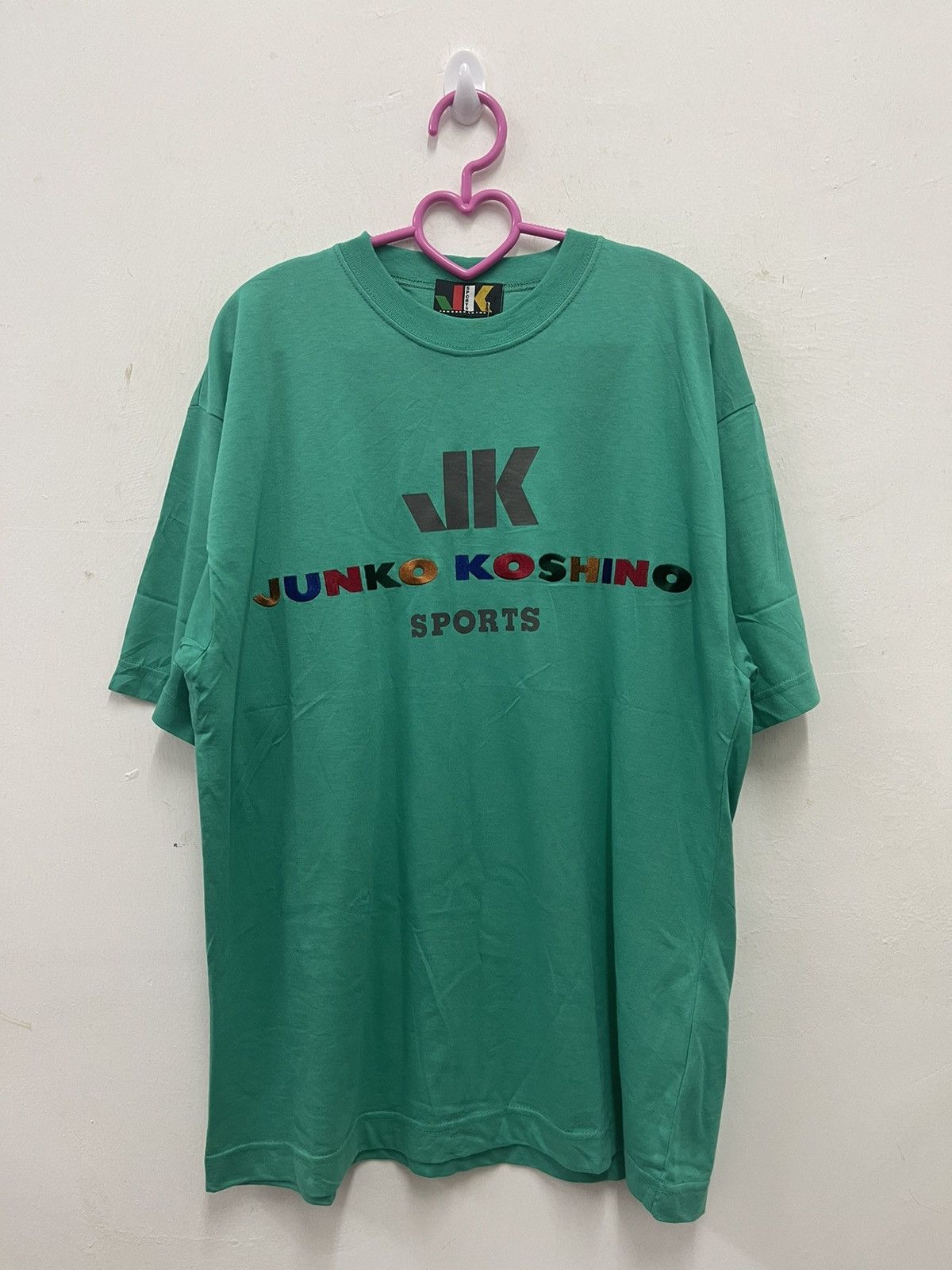 Mr. Junko Vintage JUNKO KOSHINO JK Sports Embroidered Spell Out Tee Size US L / EU 52-54 / 3 - 1 Thumbnail