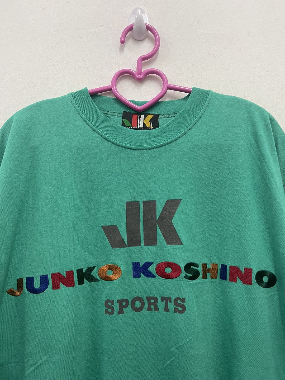 Mr. Junko Vintage JUNKO KOSHINO JK Sports Embroidered Spell Out Tee Size US L / EU 52-54 / 3 - 2 Thumbnail
