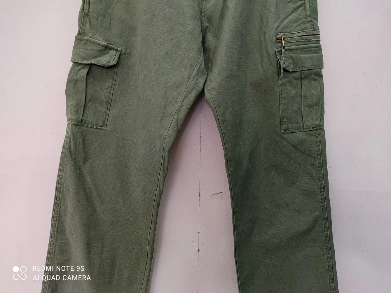 Japanese Brand × SHIPS Ships Multipocket Utility Green Cargo Pant Size US 30 / EU 46 - 3 Thumbnail