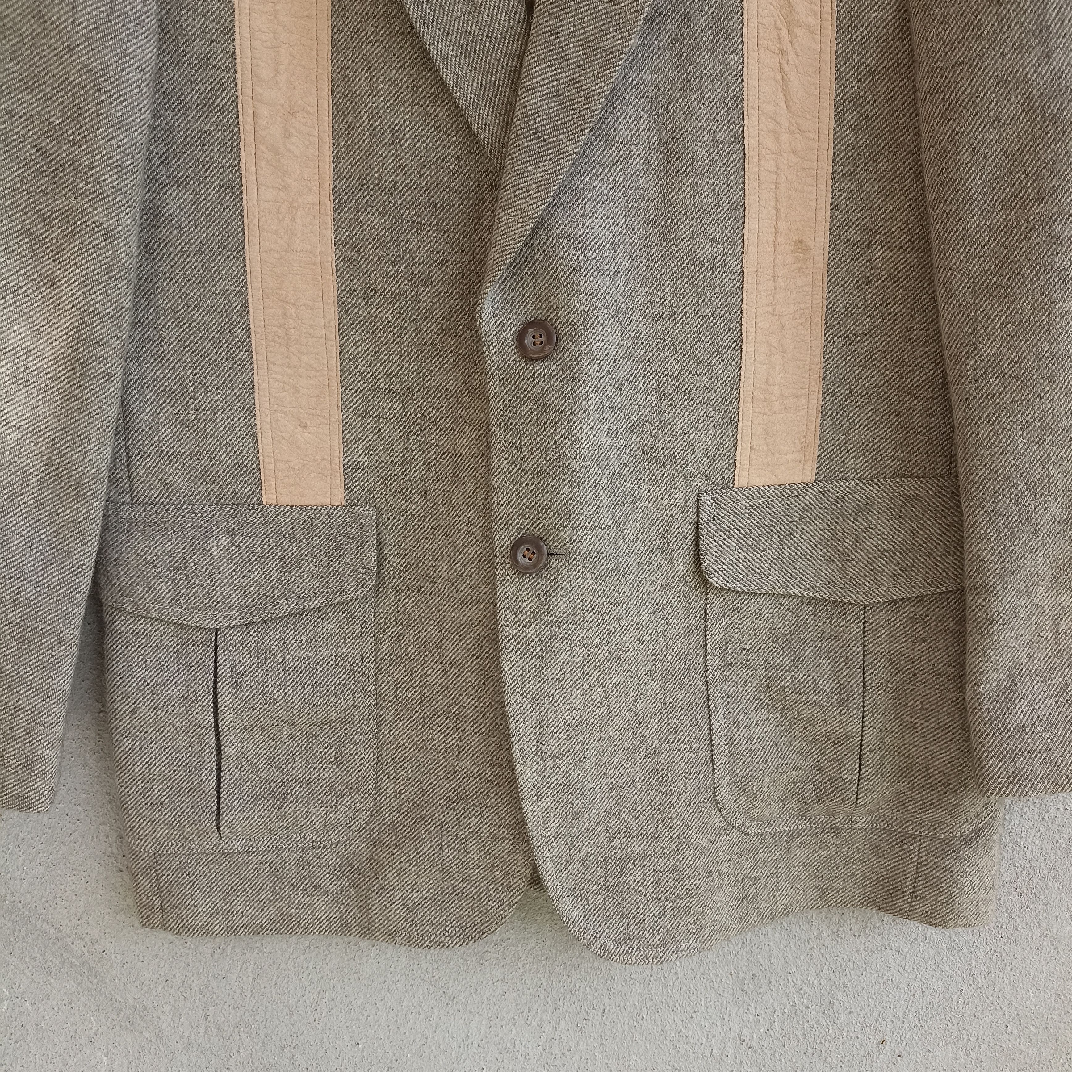 Japanese Brand Lon Max Gray Blazer Size US M / EU 48-50 / 2 - 3 Thumbnail
