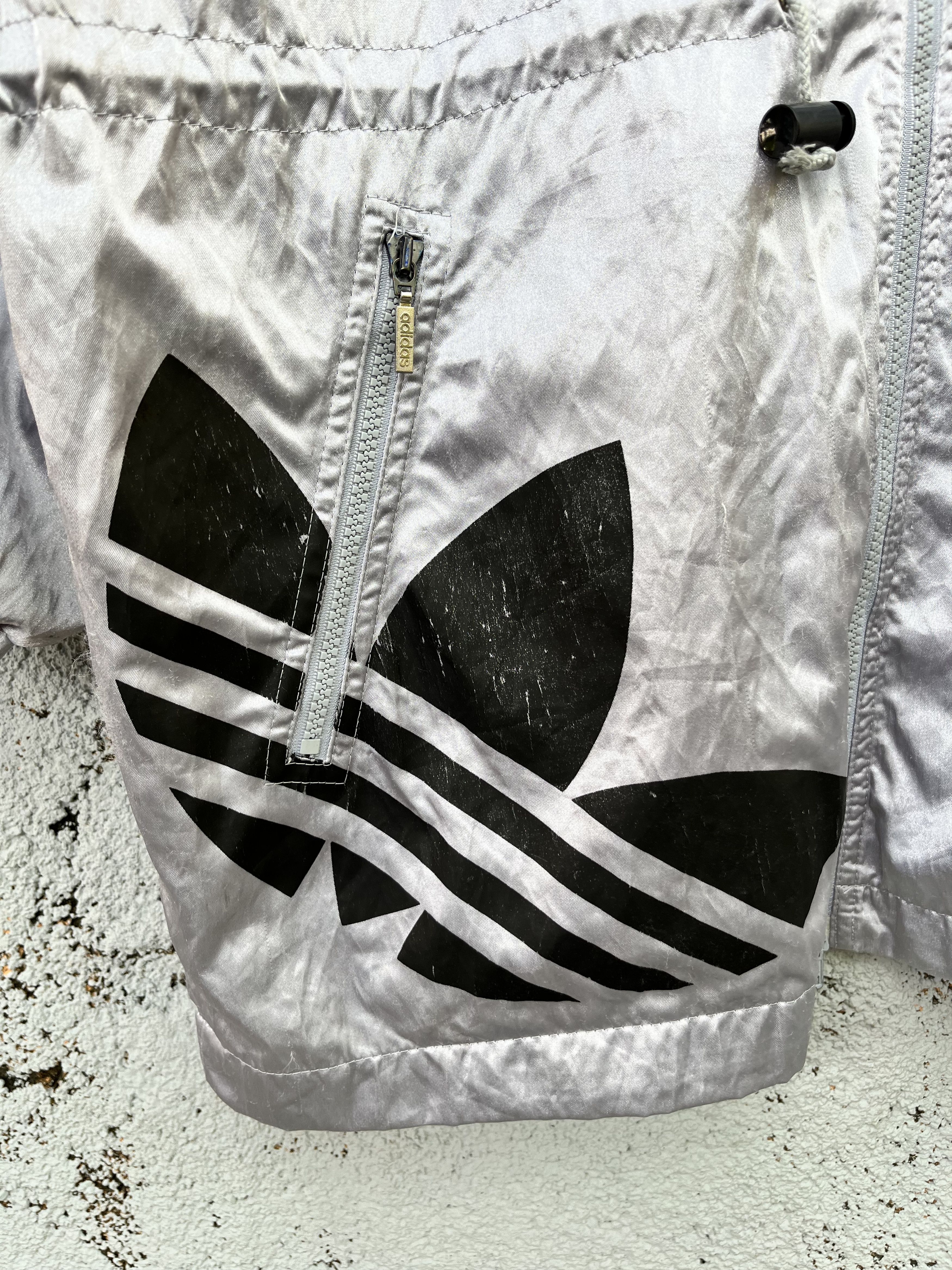 Adidas Vintage 90s Adidas Galaxy Reflective Jacket Size US L / EU 52-54 / 3 - 3 Thumbnail