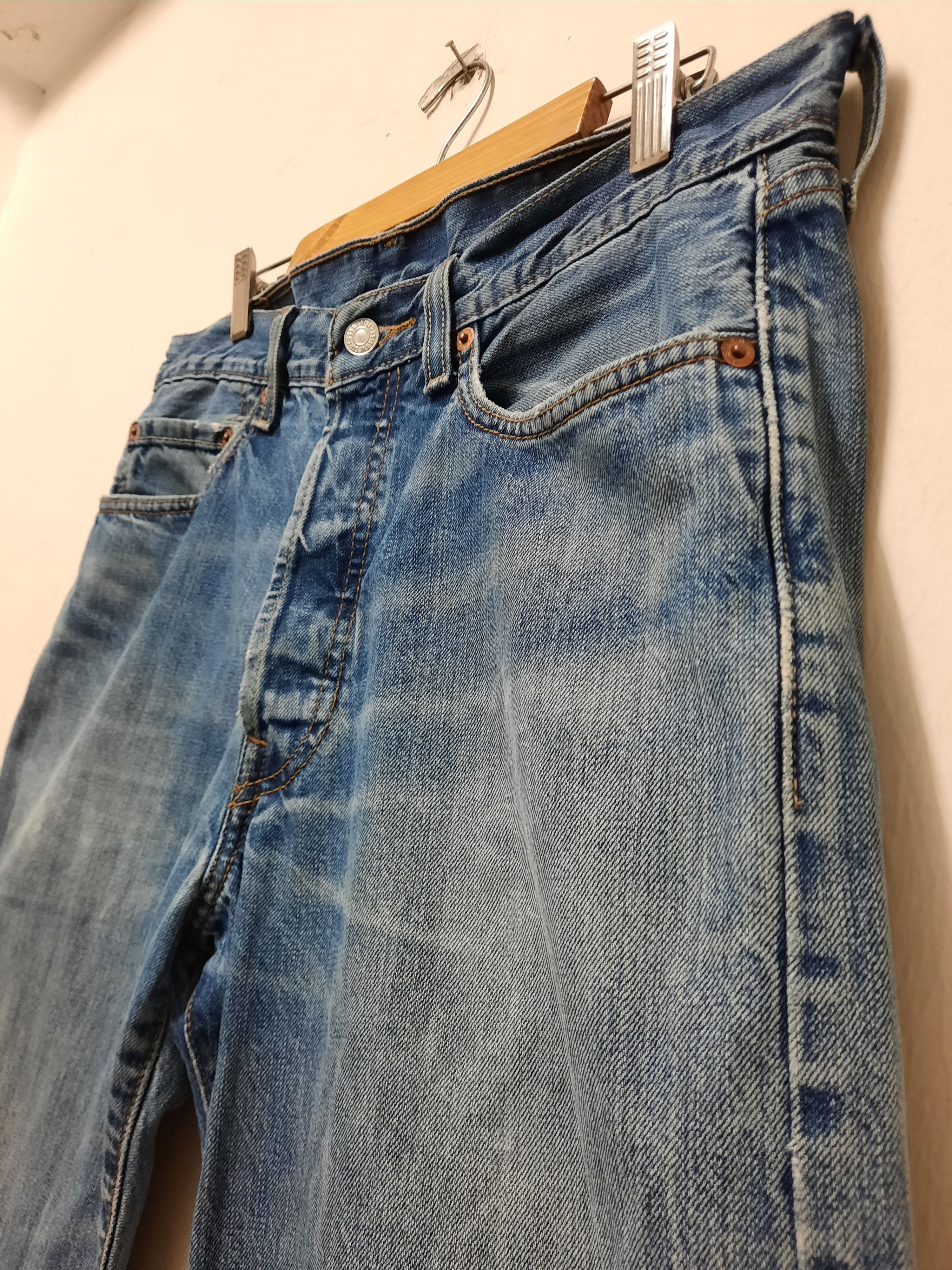 Levi's × Vintage JEANS LEVI'S 501 VINTAGE DISTRESSED CROPPED Size US 32 / EU 48 - 2 Thumbnail
