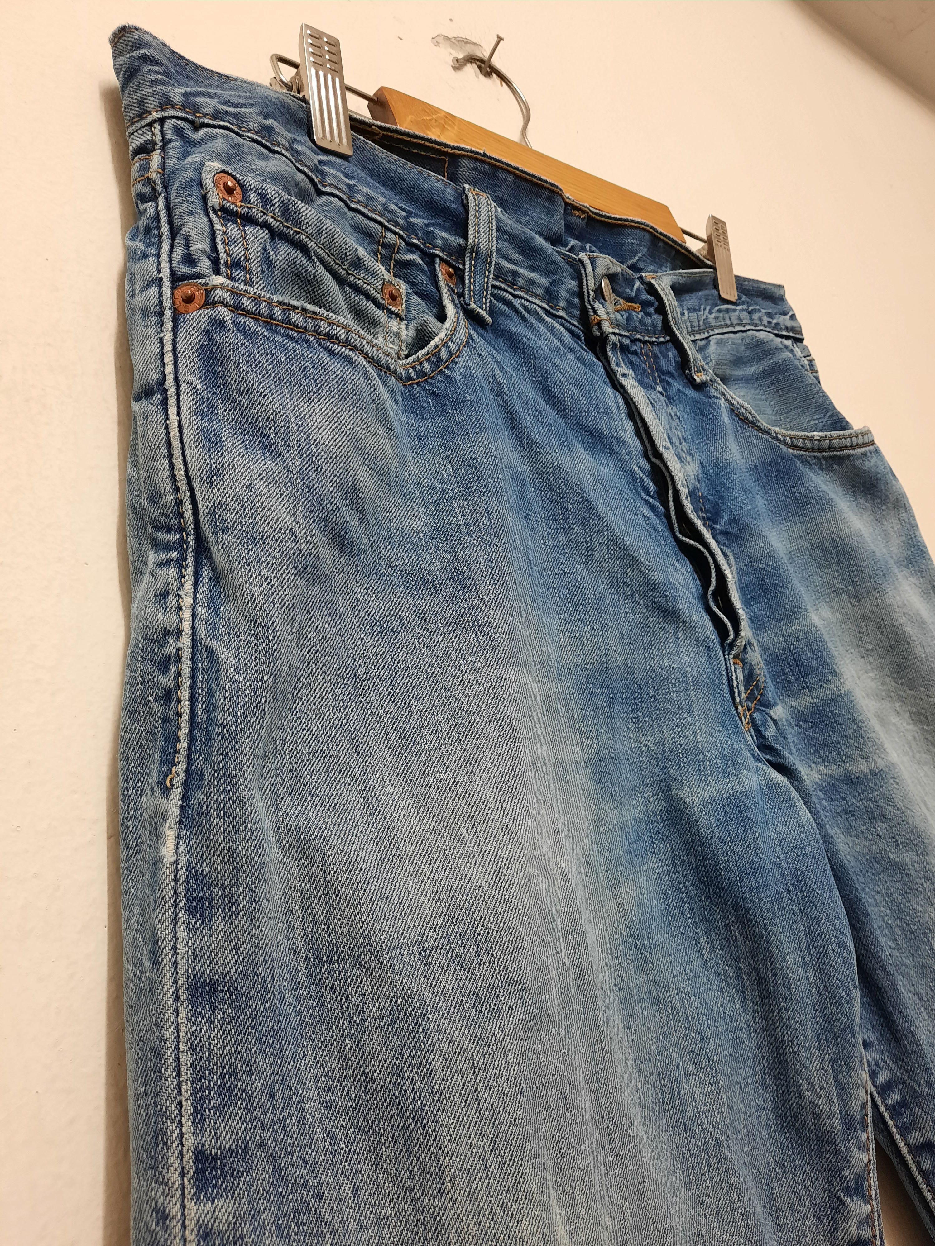 Levi's × Vintage JEANS LEVI'S 501 VINTAGE DISTRESSED CROPPED Size US 32 / EU 48 - 3 Thumbnail