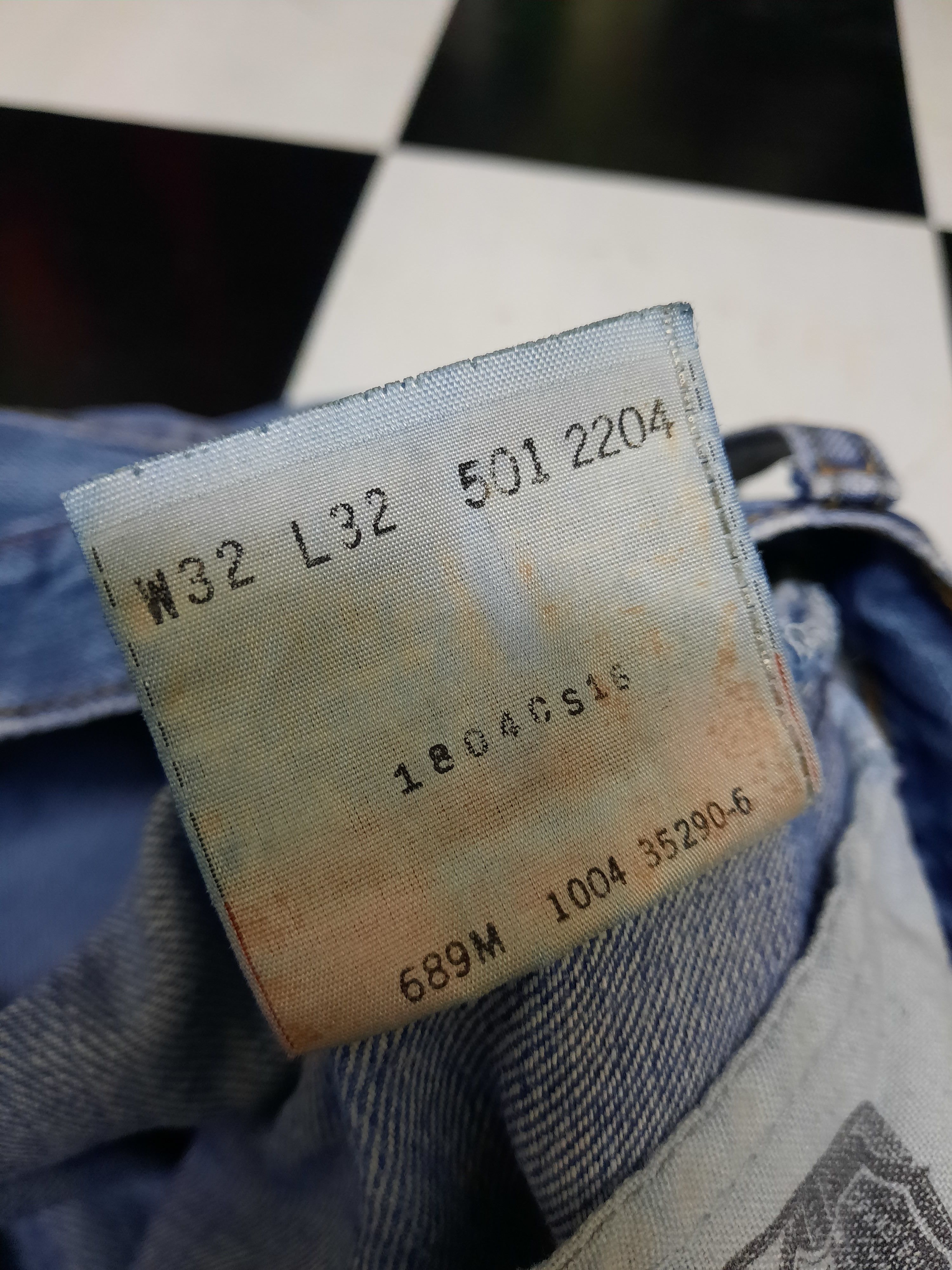 Levi's × Vintage JEANS LEVI'S 501 VINTAGE DISTRESSED CROPPED Size US 32 / EU 48 - 12 Thumbnail