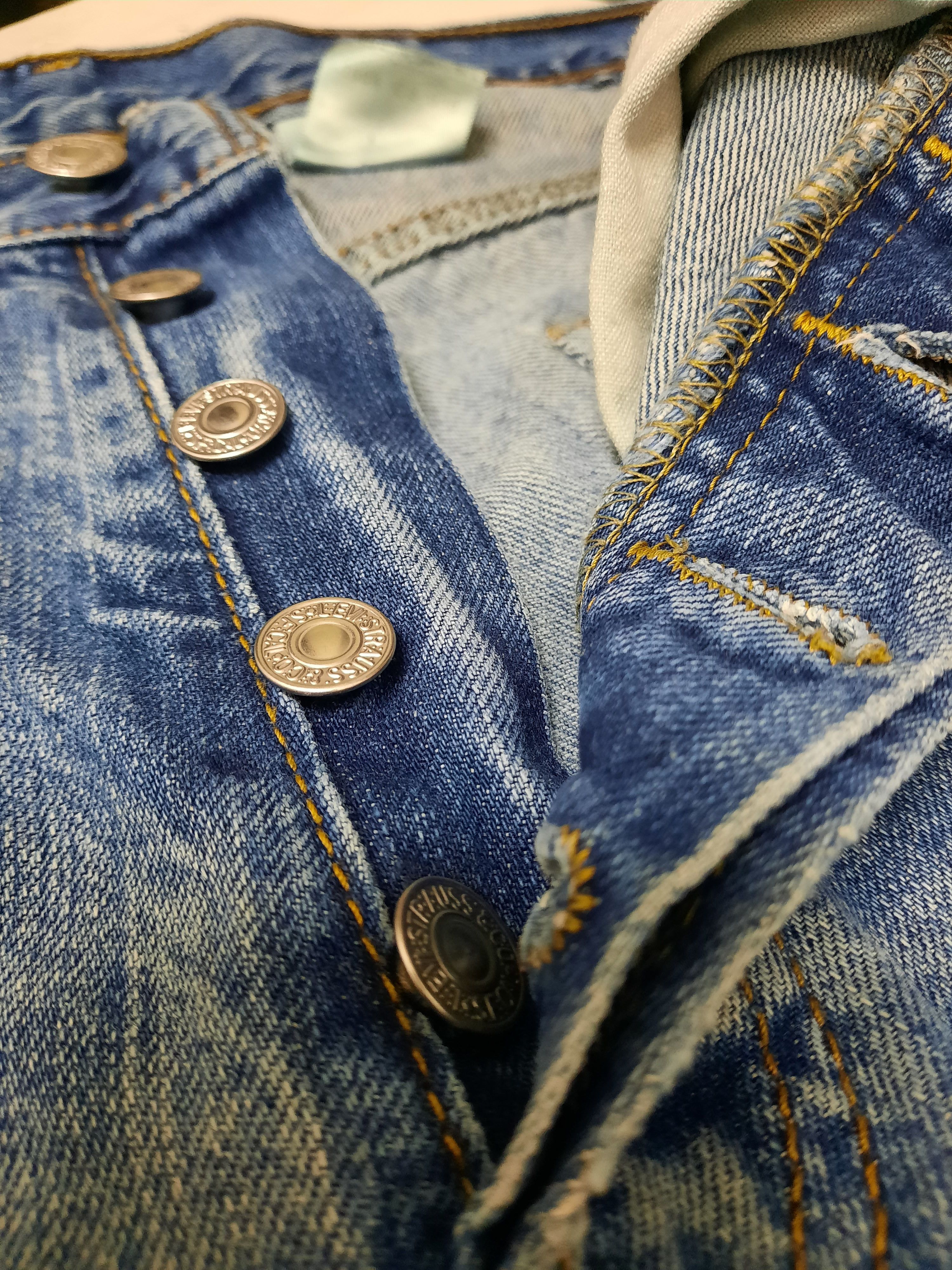 Levi's × Vintage JEANS LEVI'S 501 VINTAGE DISTRESSED CROPPED Size US 32 / EU 48 - 7 Thumbnail