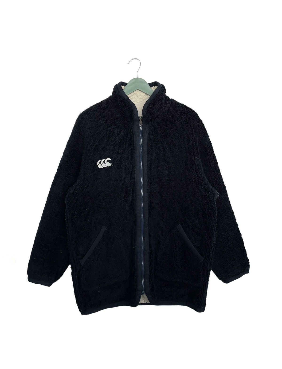 Canterbury of New Zealand Vintage Y2K Reversible Canterbury Fleece Jacket Size US XL / EU 56 / 4 - 1 Thumbnail