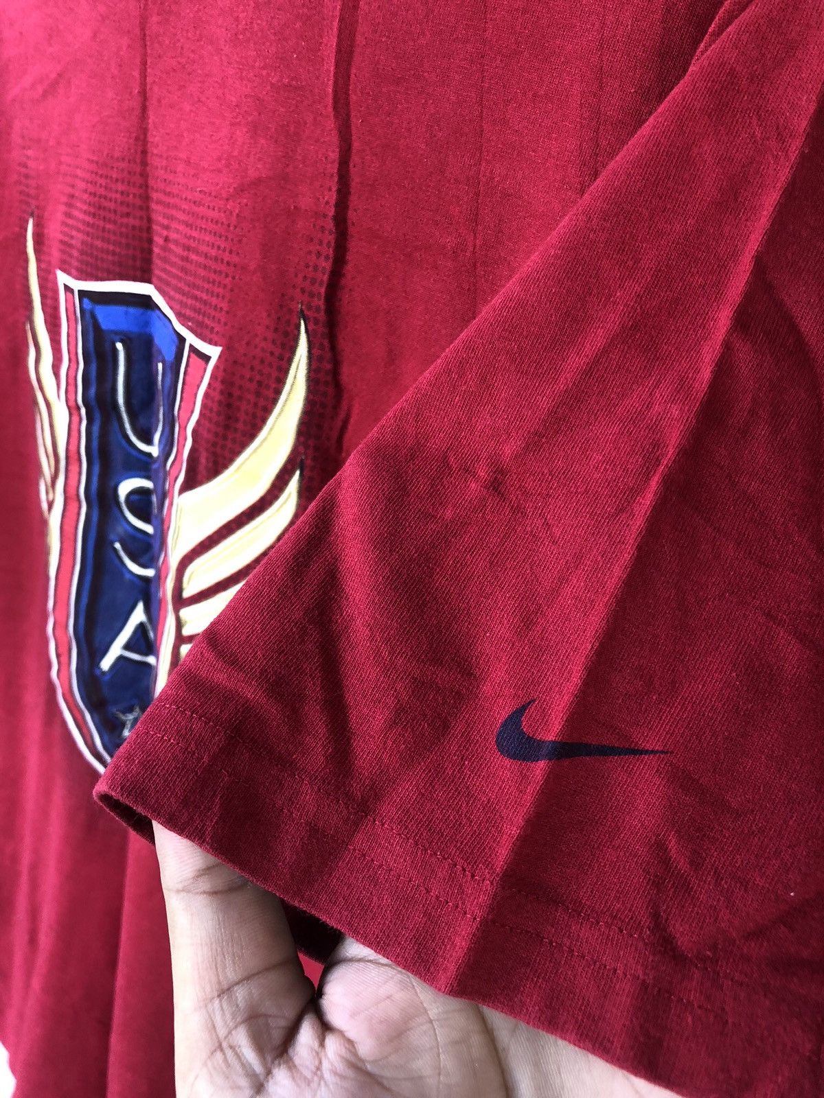 Nike Rare Vintage NIKE USA Shirt Size US L / EU 52-54 / 3 - 2 Thumbnail