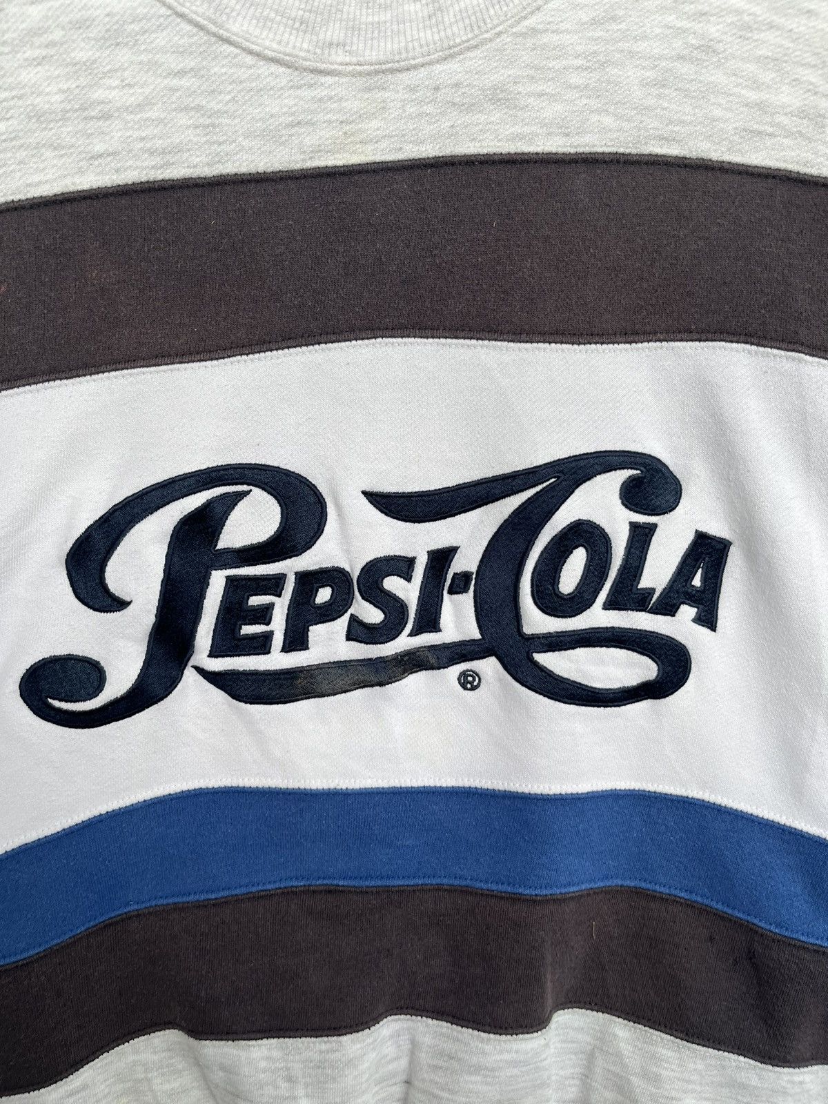 Coca Cola Vintage 3 Tones PepsiCola Sweatshirt Size US M / EU 48-50 / 2 - 3 Thumbnail