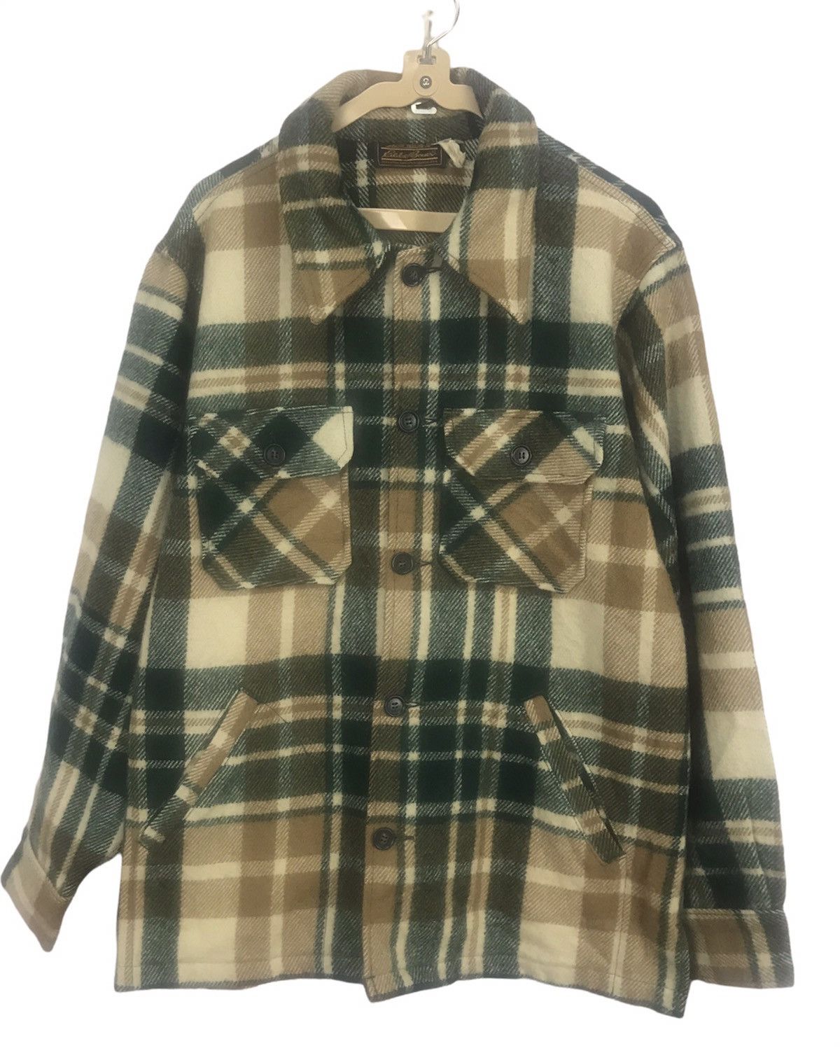Eddie Bauer × Flannel Vintage Eddie Bauer wool button up flannel shirt jacket Size US M / EU 48-50 / 2 - 1 Thumbnail