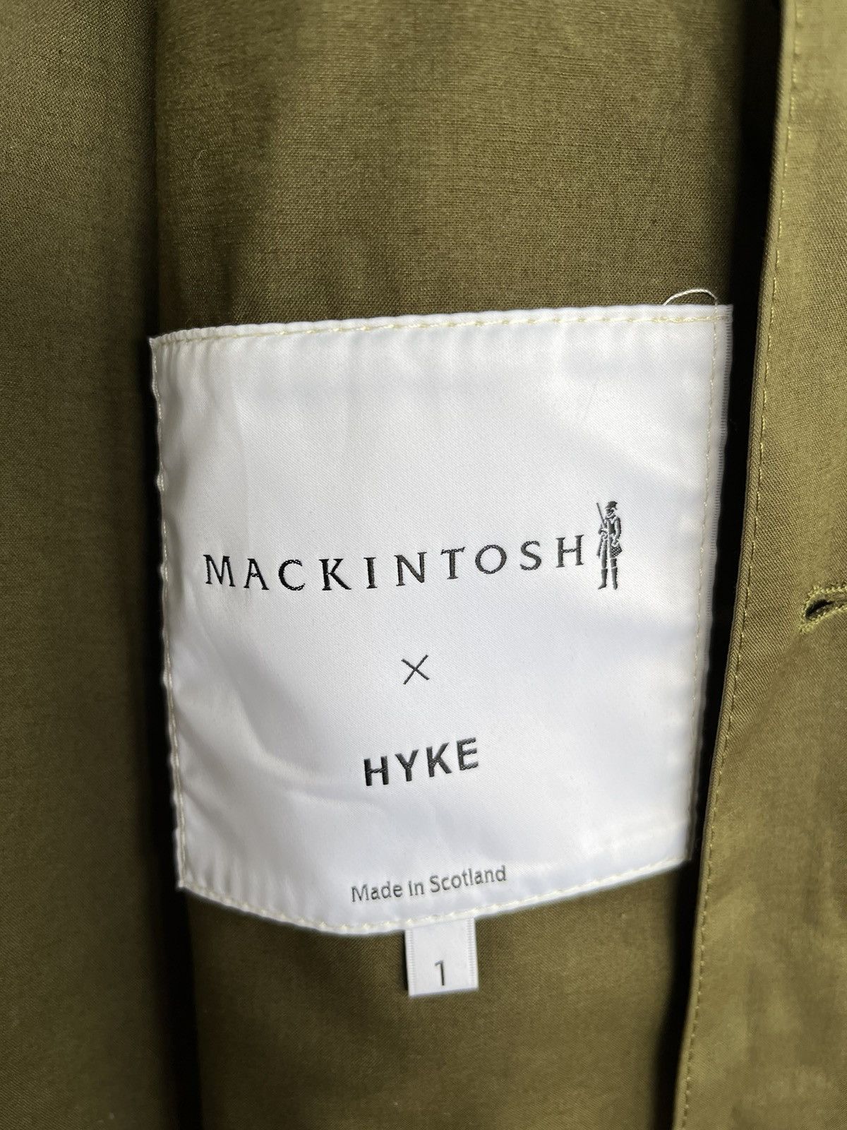 Designer 2016 Mackintosh x Hyke Rubberized Rain Coat Size US M / EU 48-50 / 2 - 12 Thumbnail