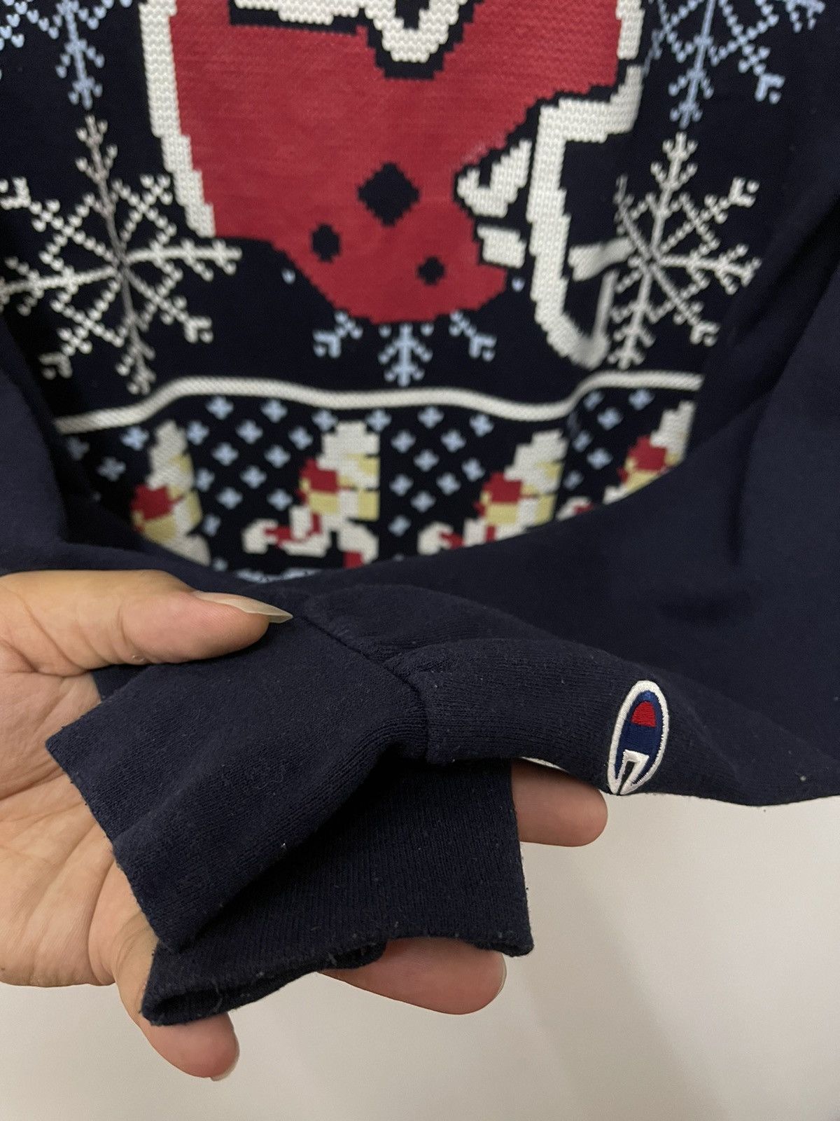 Champion × Japanese Brand × Vintage Vintage Champion SVSU Big Logo Sweatshirt Size US S / EU 44-46 / 1 - 3 Thumbnail