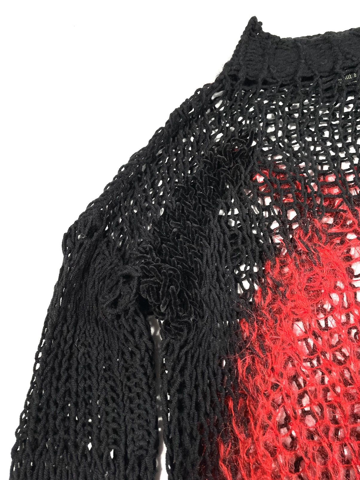 Jean Paul Gaultier FW2007 mohair knit punk asymmetrical sweater archive wool Size US M / EU 48-50 / 2 - 6 Thumbnail