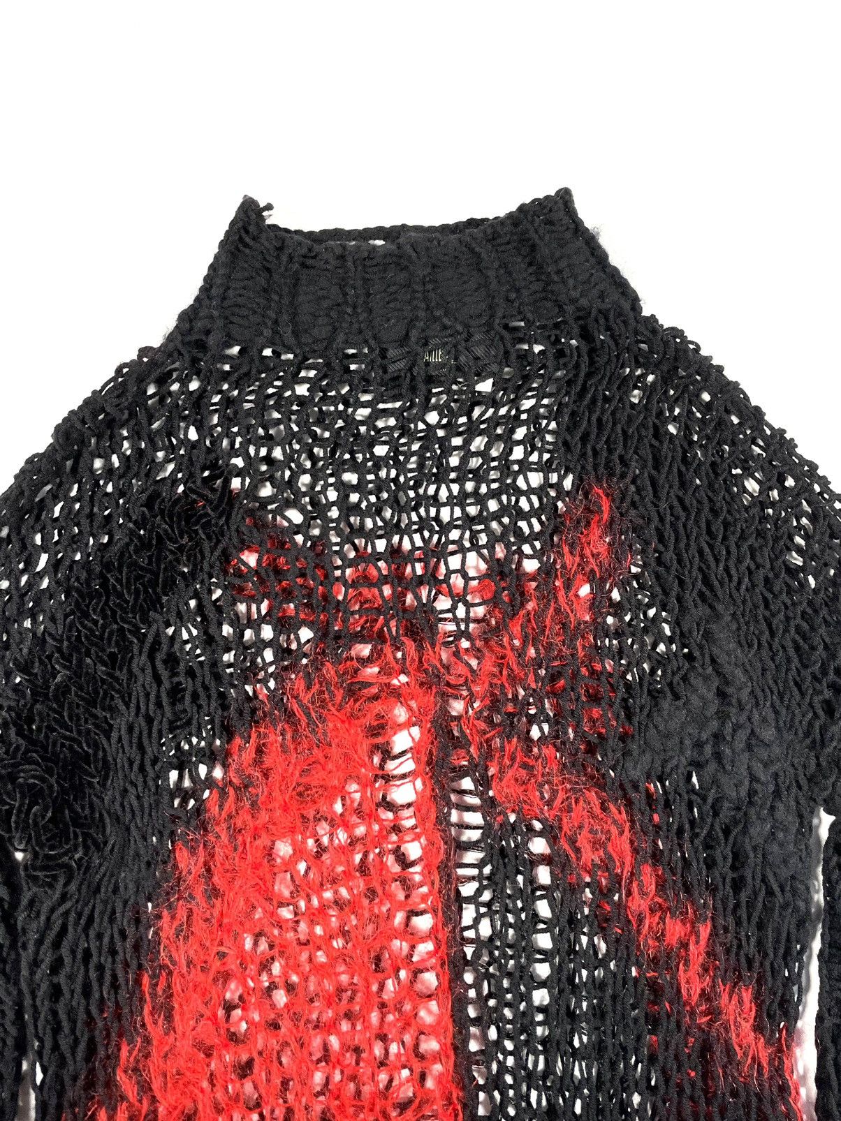 Jean Paul Gaultier FW2007 mohair knit punk asymmetrical sweater archive wool Size US M / EU 48-50 / 2 - 5 Thumbnail