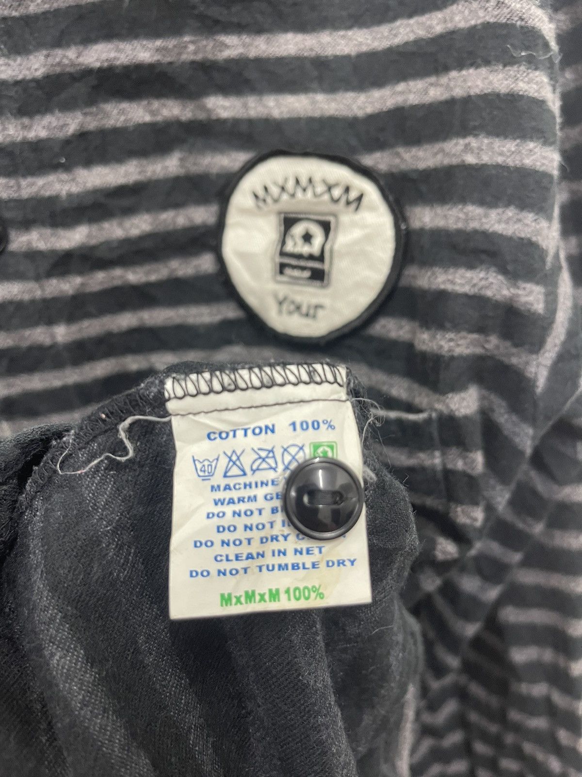 Misfits MAGICAL MOSH MISFITS MXMXM Japan Patches Striped Button Up Size US M / EU 48-50 / 2 - 5 Thumbnail