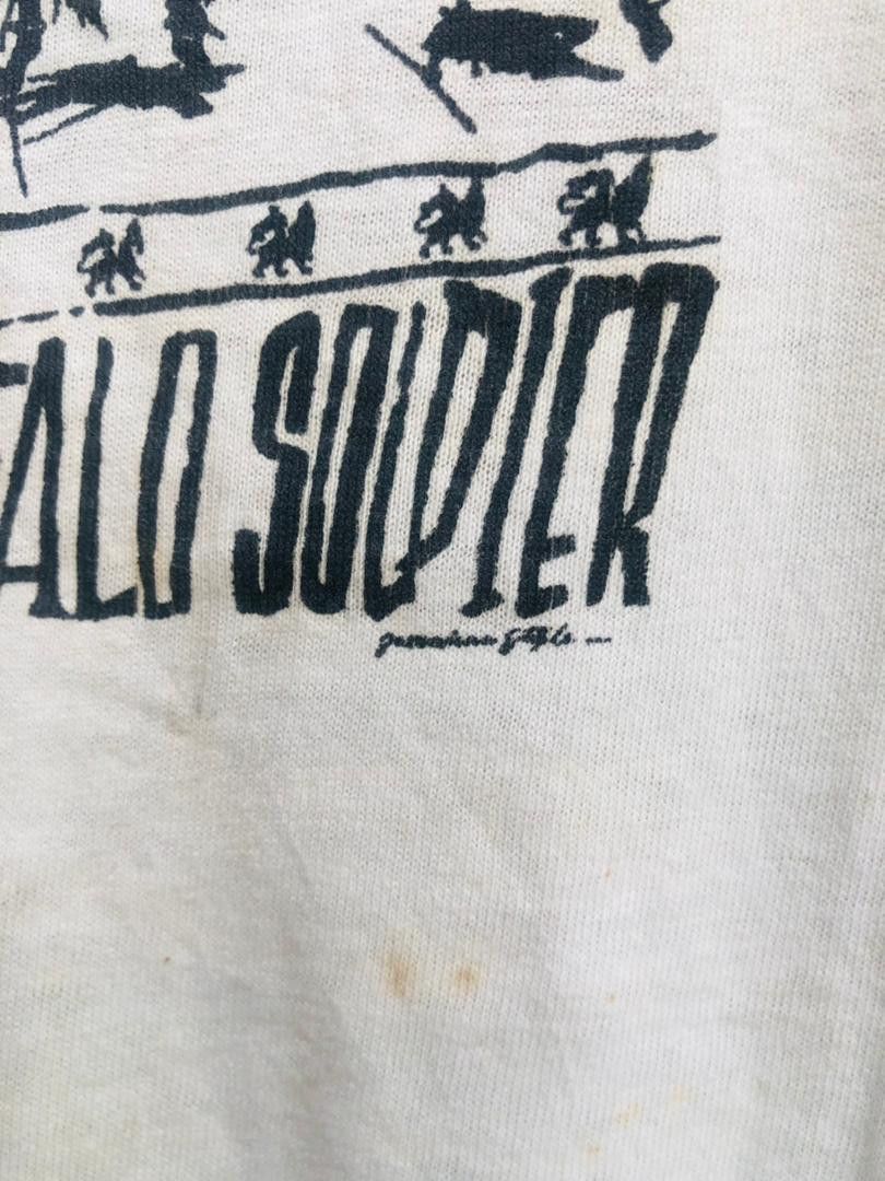Band Tees × Vintage Vintage Bob Marley Buffalo Soldier Song Streetwear Fashion Size US L / EU 52-54 / 3 - 7 Thumbnail